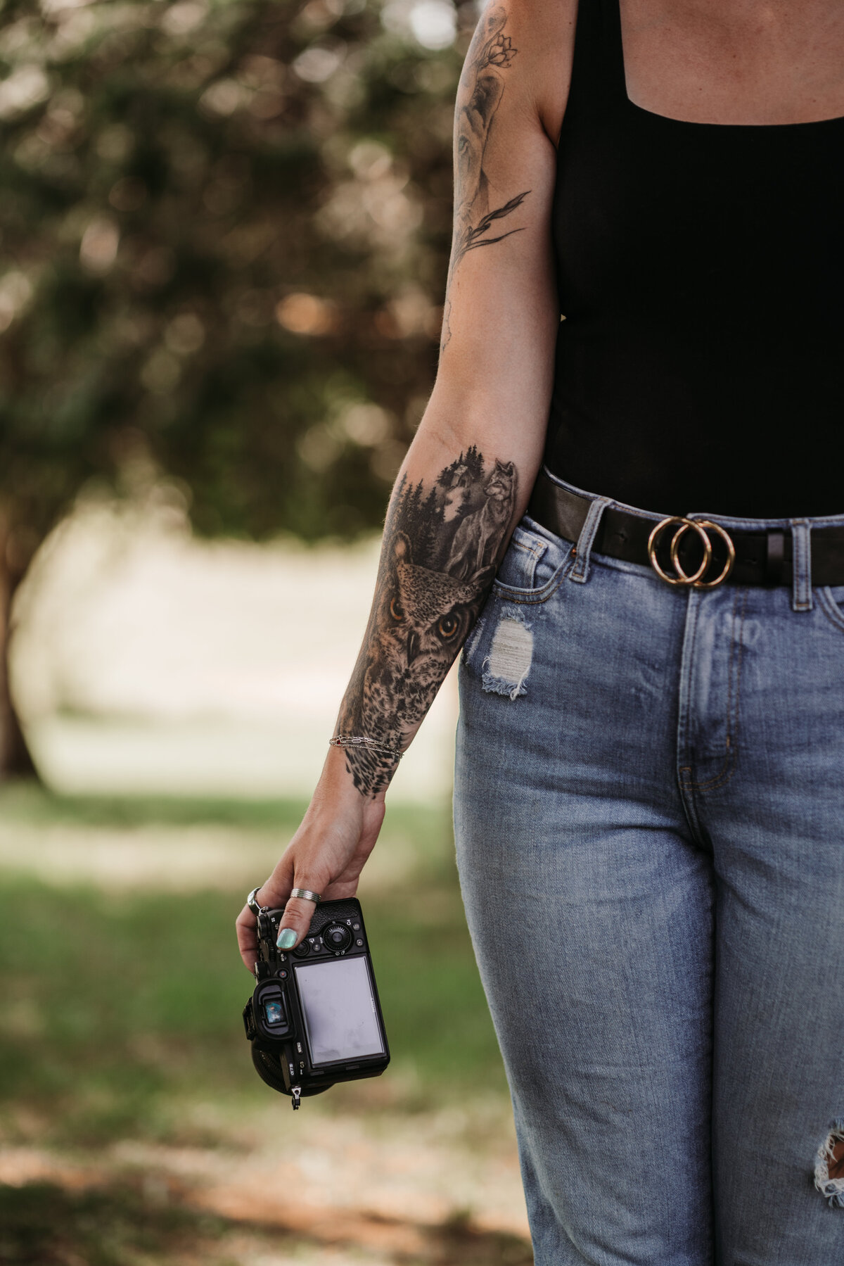 tattoo and camera