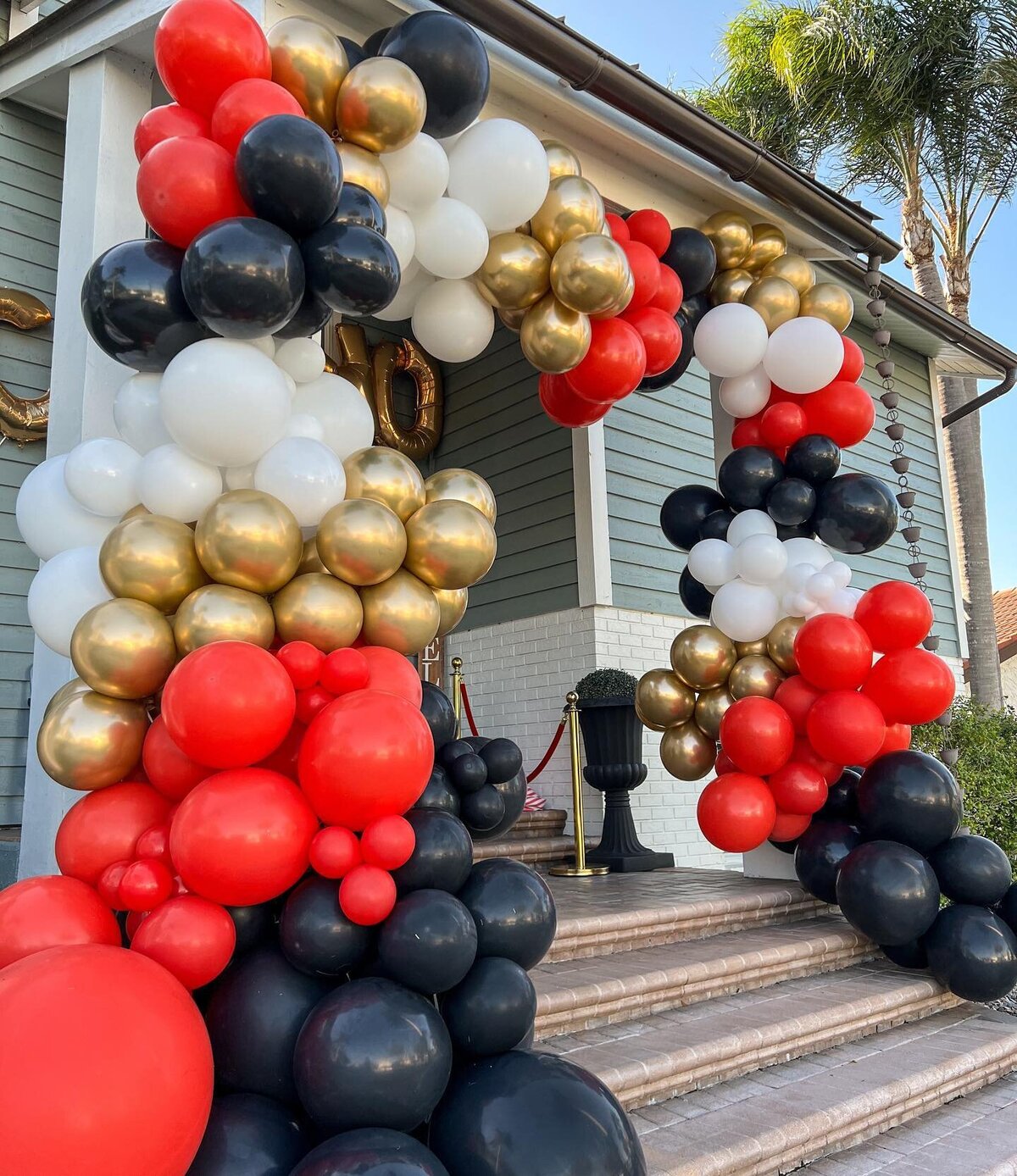 South Tampa casino themed party balloons 