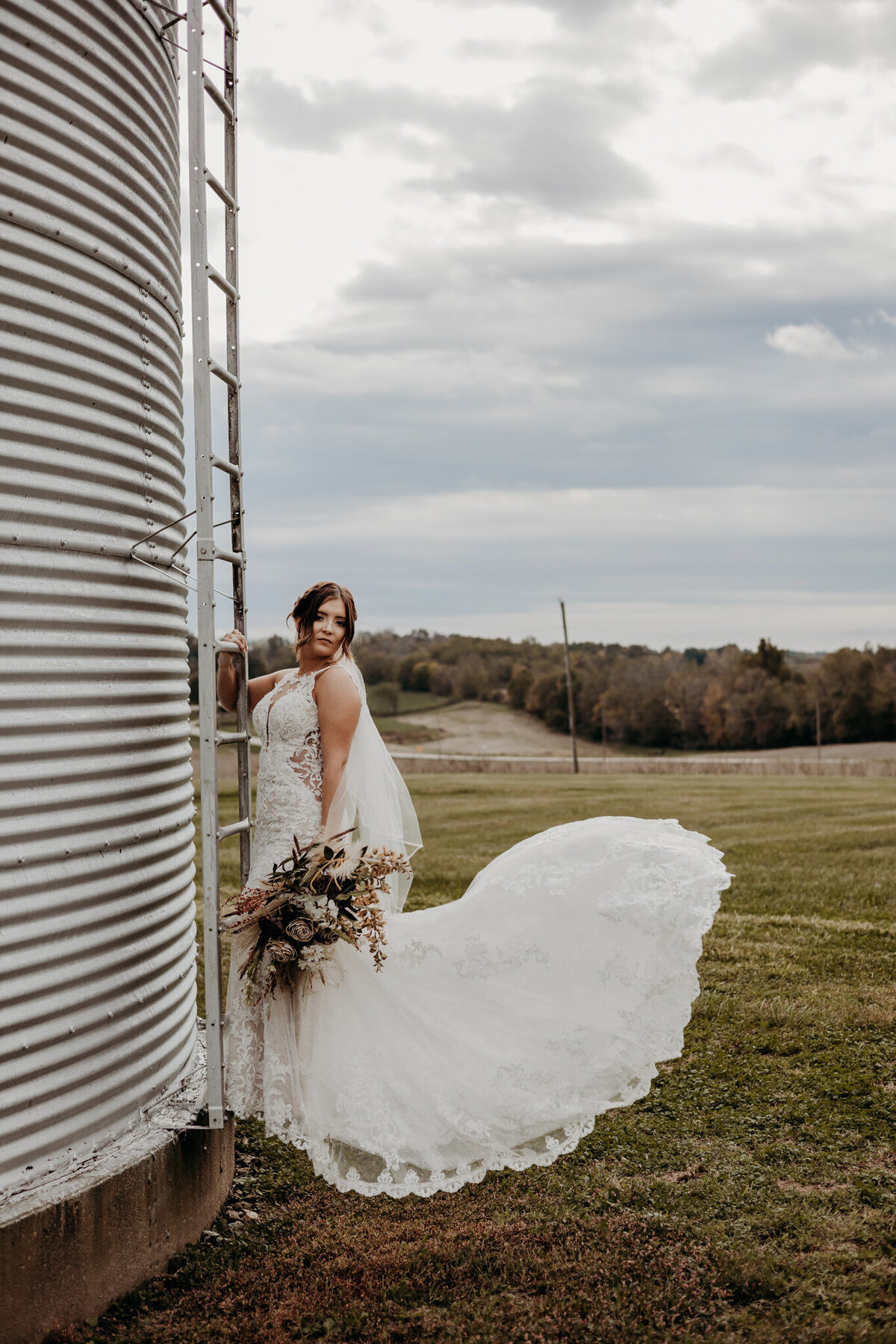 Bridal portraits Connersvile Indiana