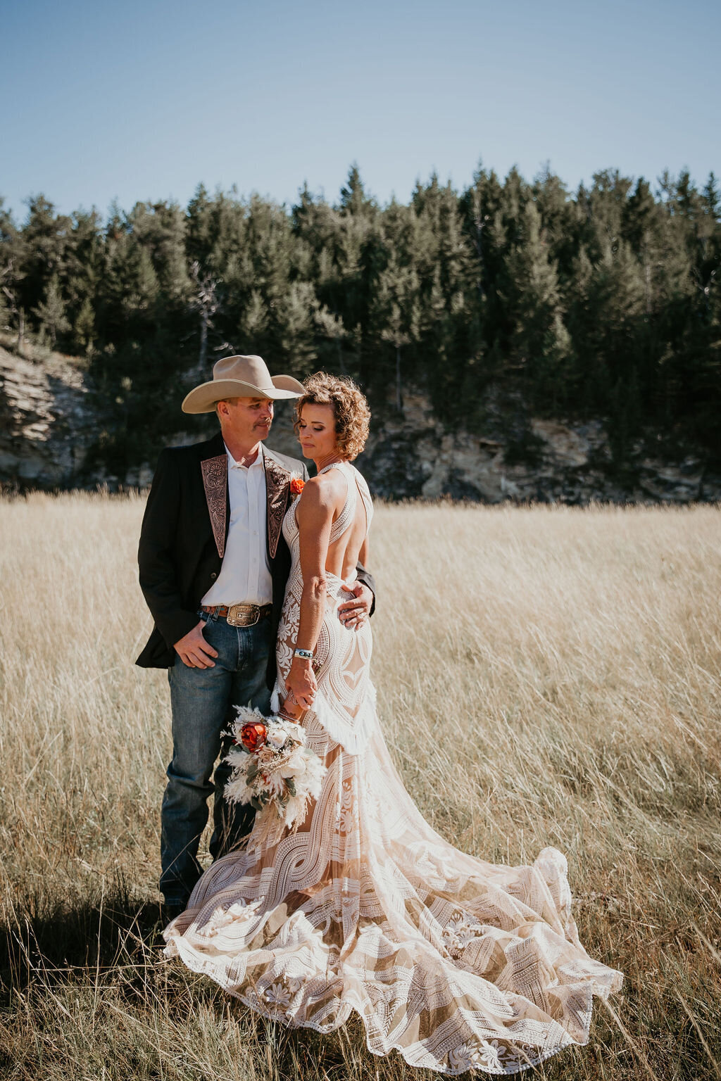 Bride and groom