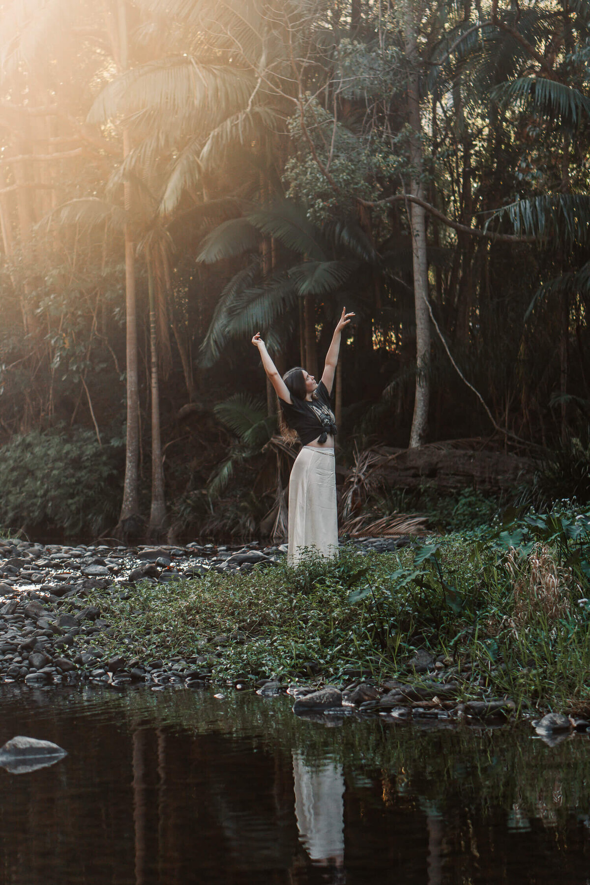 59- forest yoga photoshoot eloise yogaroo
