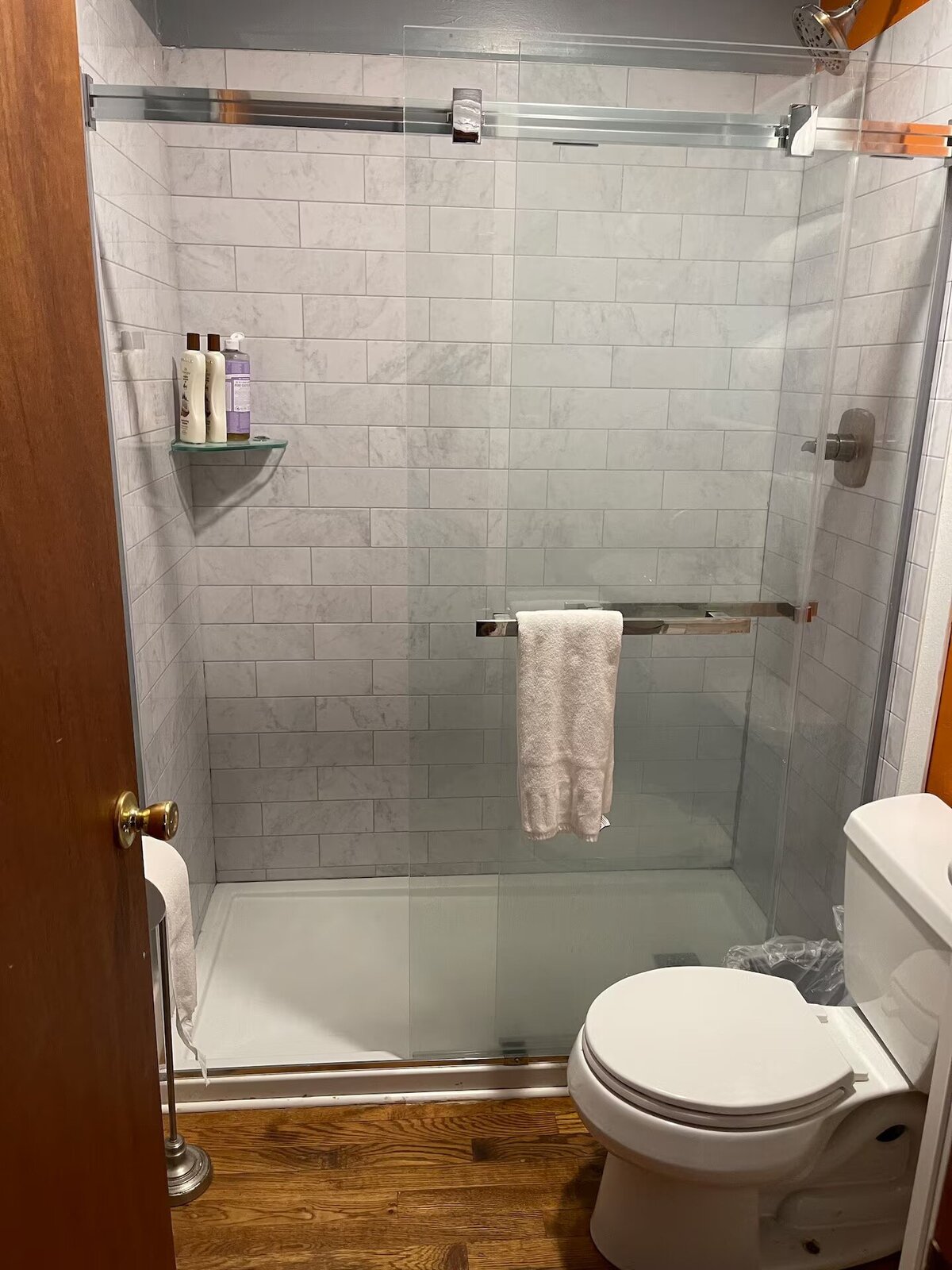 First floor shower