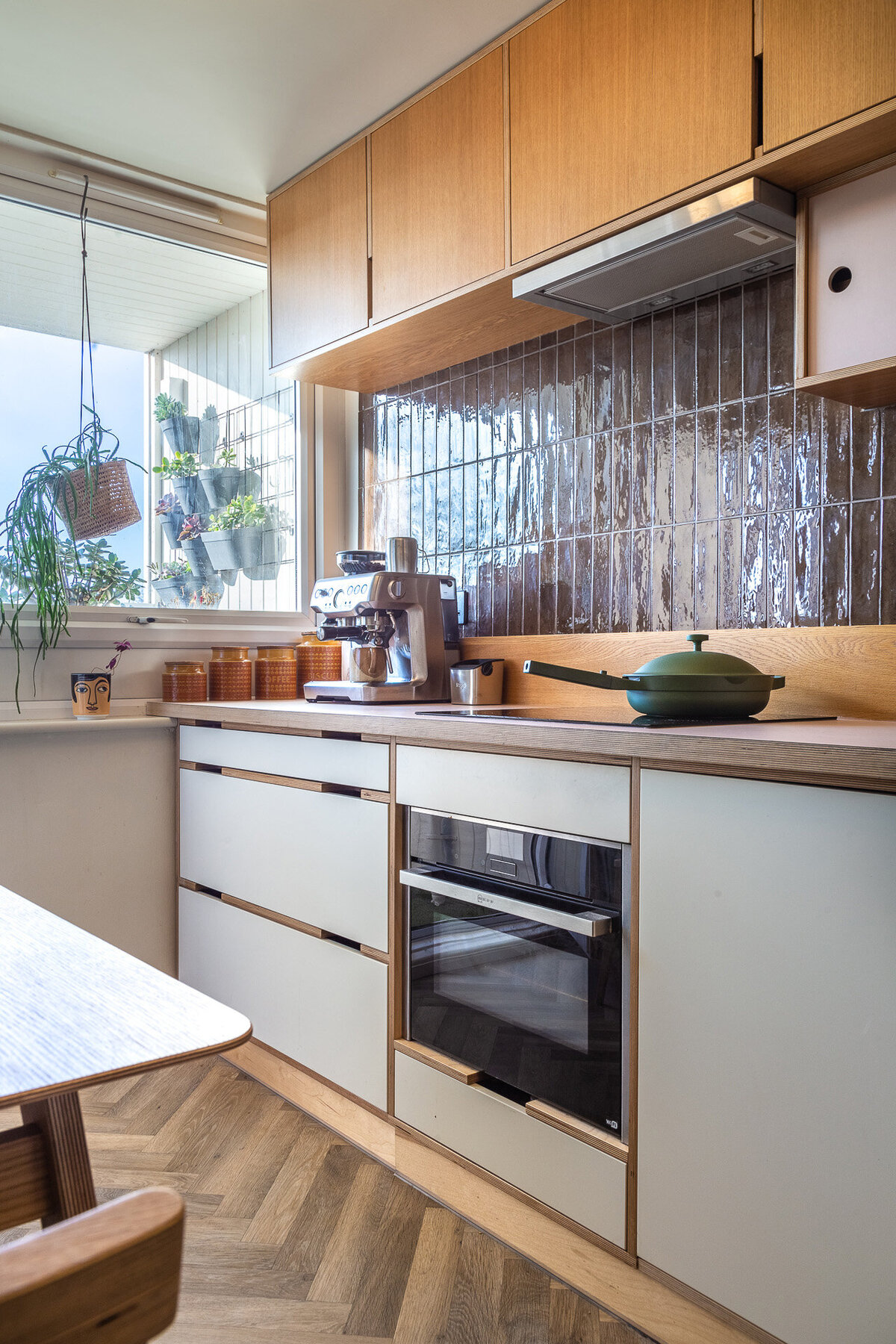 modern plywood kitchen