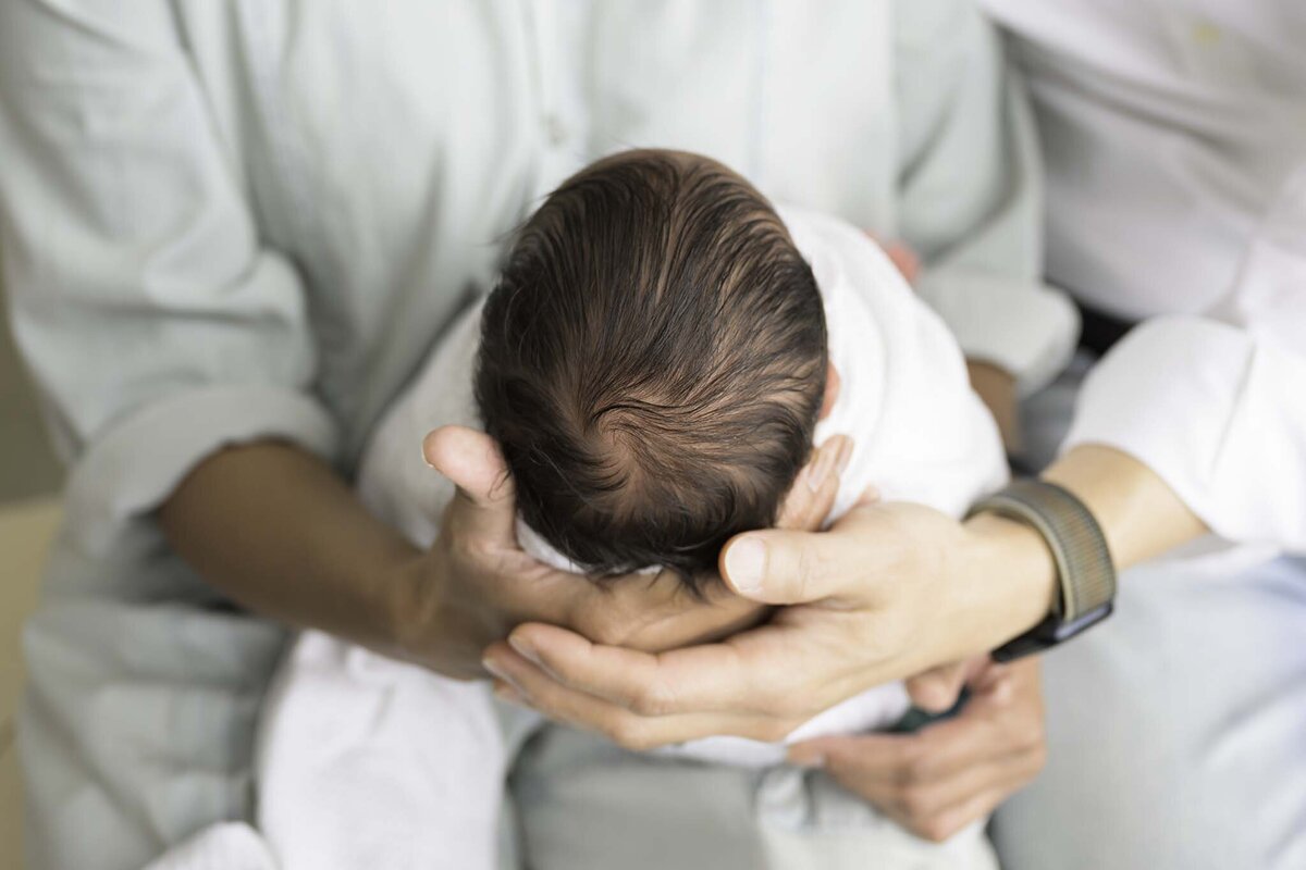 baby boy newborn session