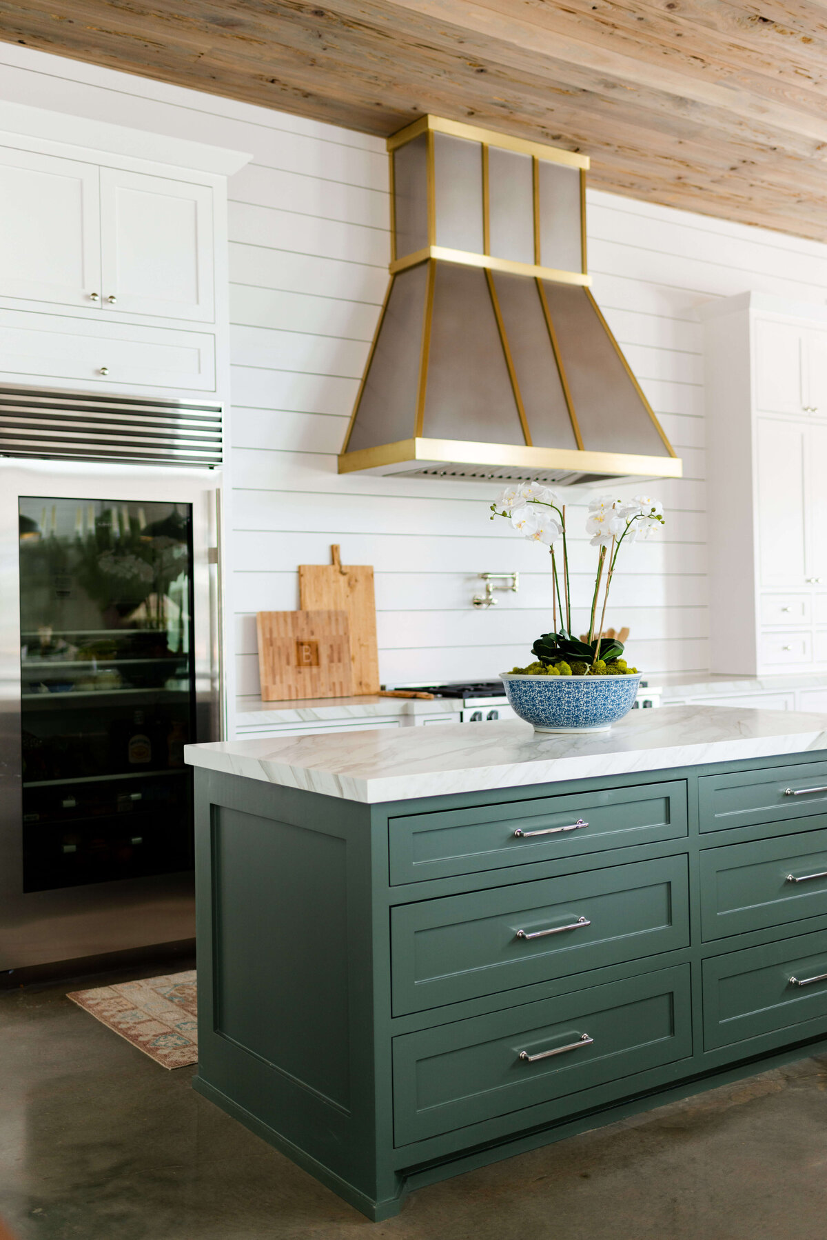 oyster creek studios building belt new build hunter green cabinet in kitchen