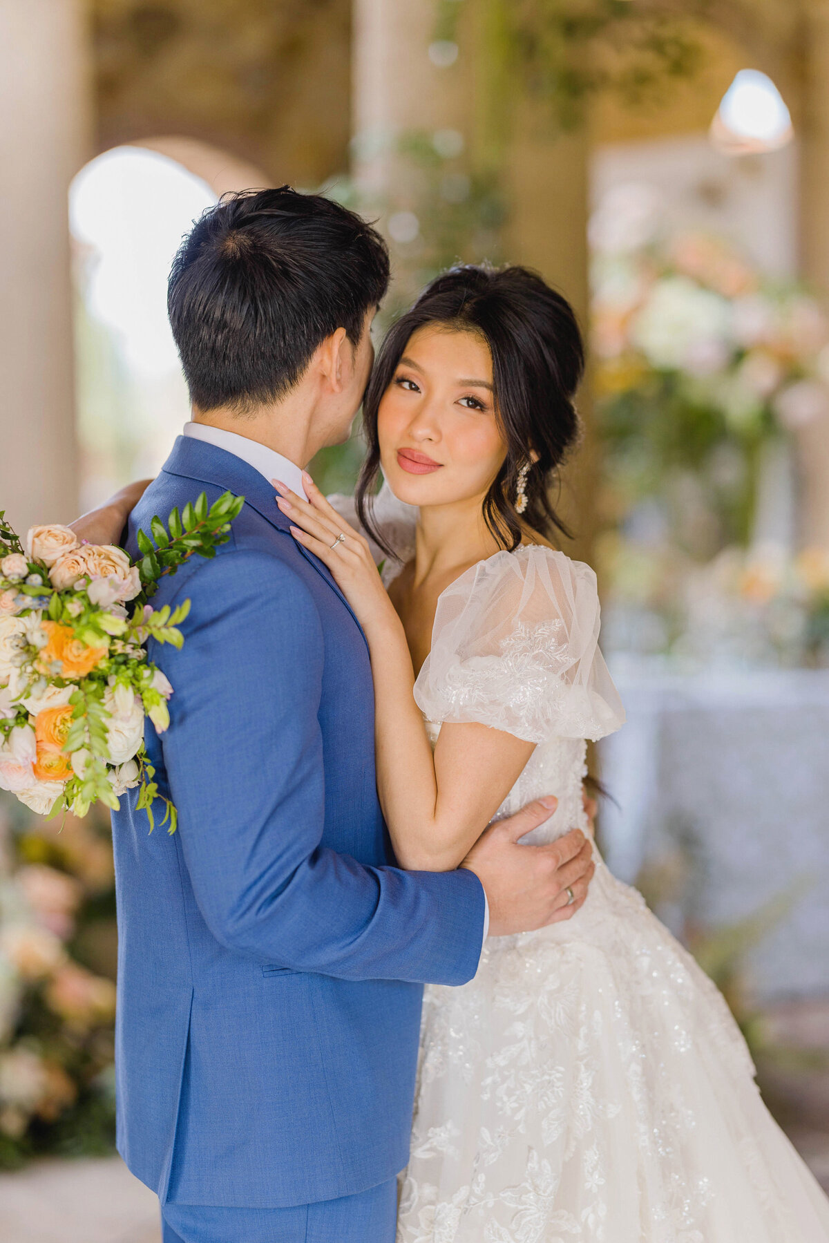 asian couple wedding