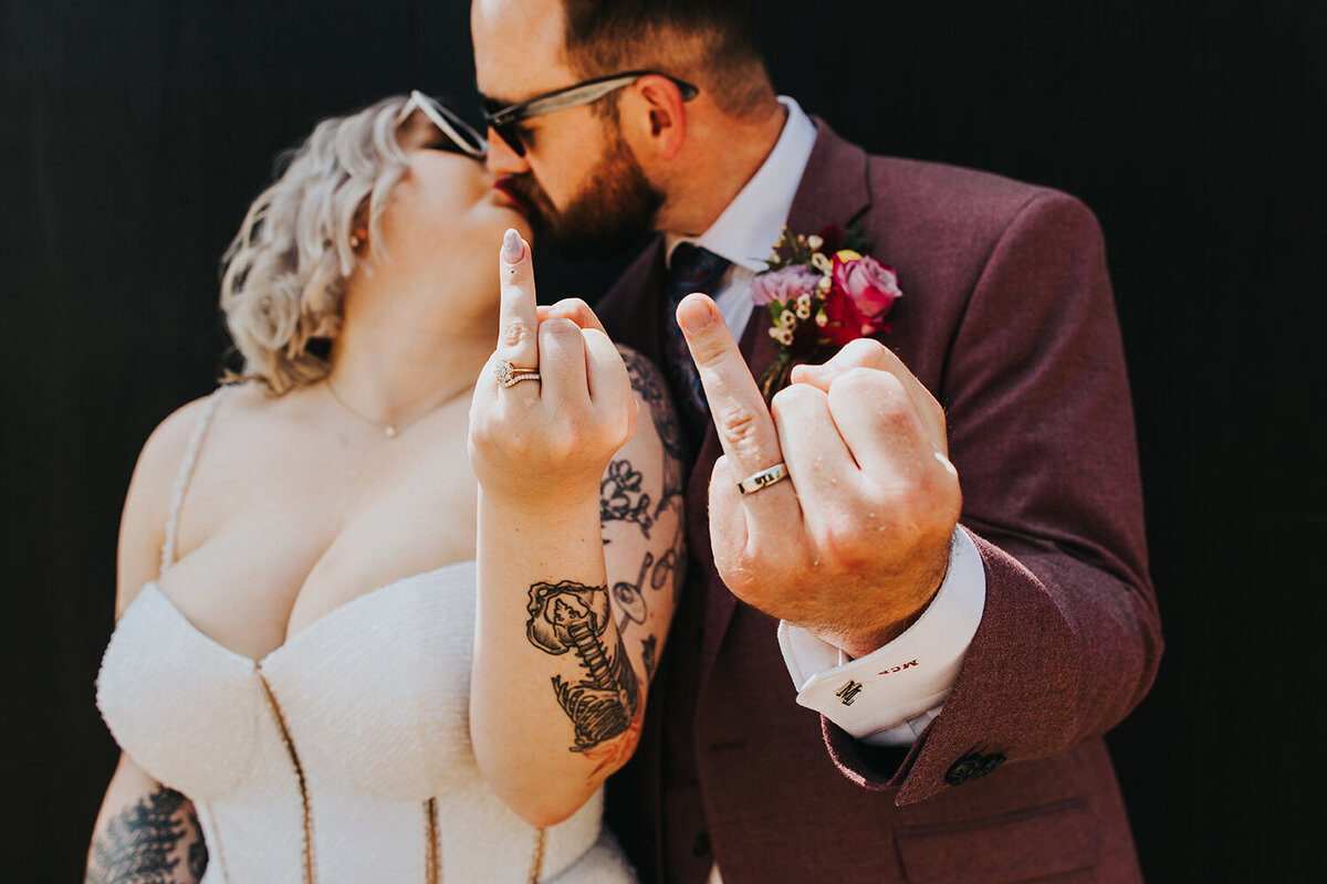 Alternative Wedding Photographers City Wedding Photography Nottingham Wedding Photographers Fun Weddings Alternative Couples11