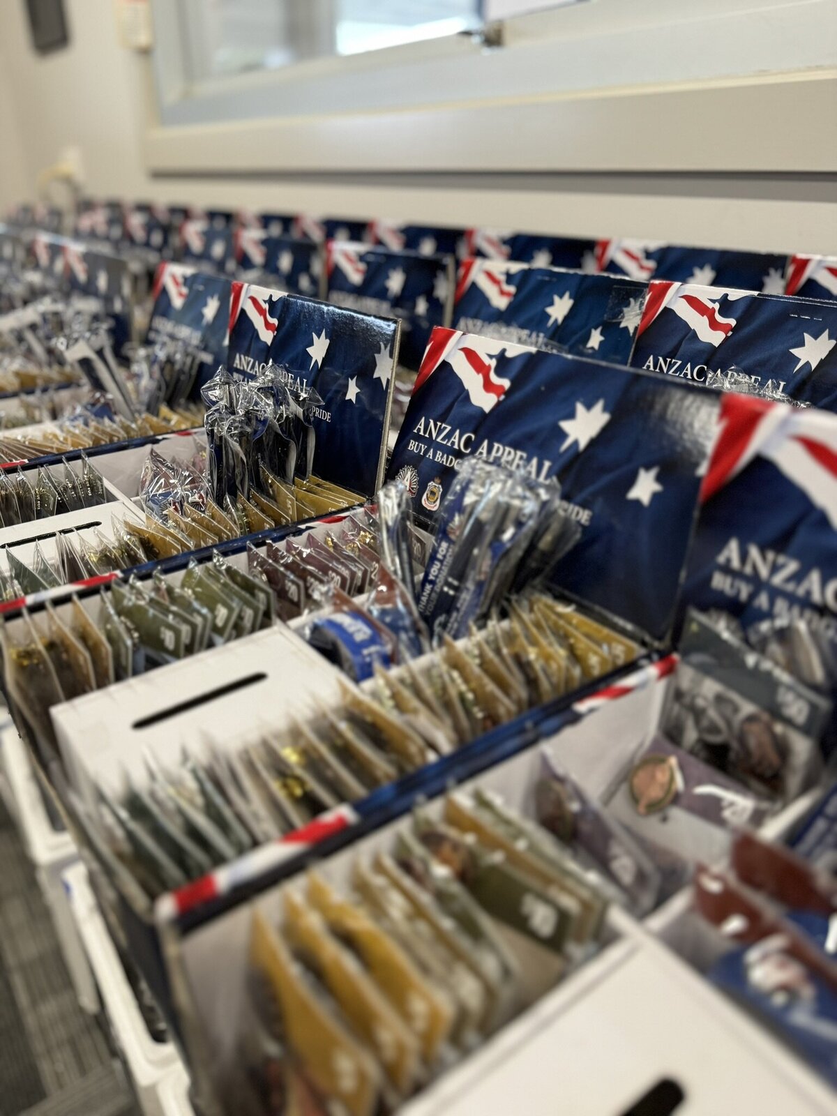 Anzac day badges for sale