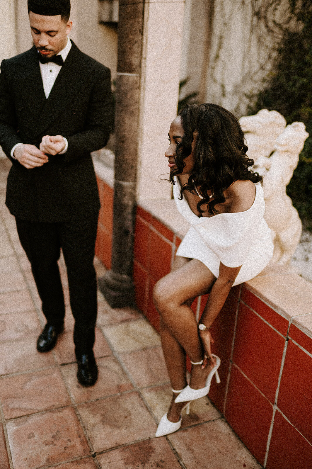 old money engagement dress Old Money Engagement Photoshoot