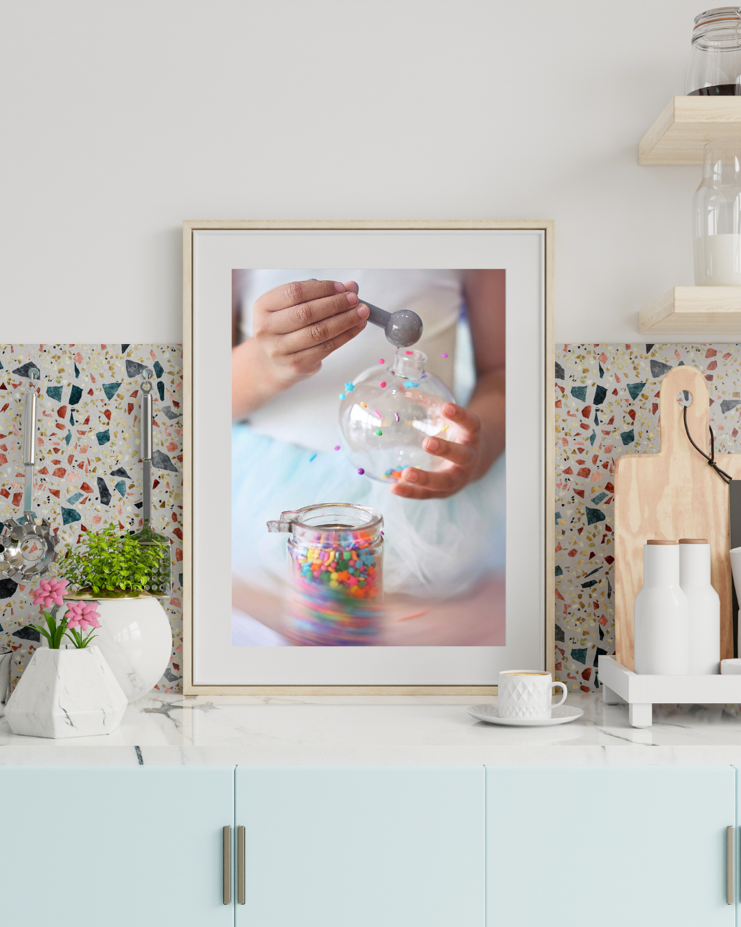 DMV Family Wall Art & PrintLiving Room Wall Art Poster Frame Mockup Instagram Post