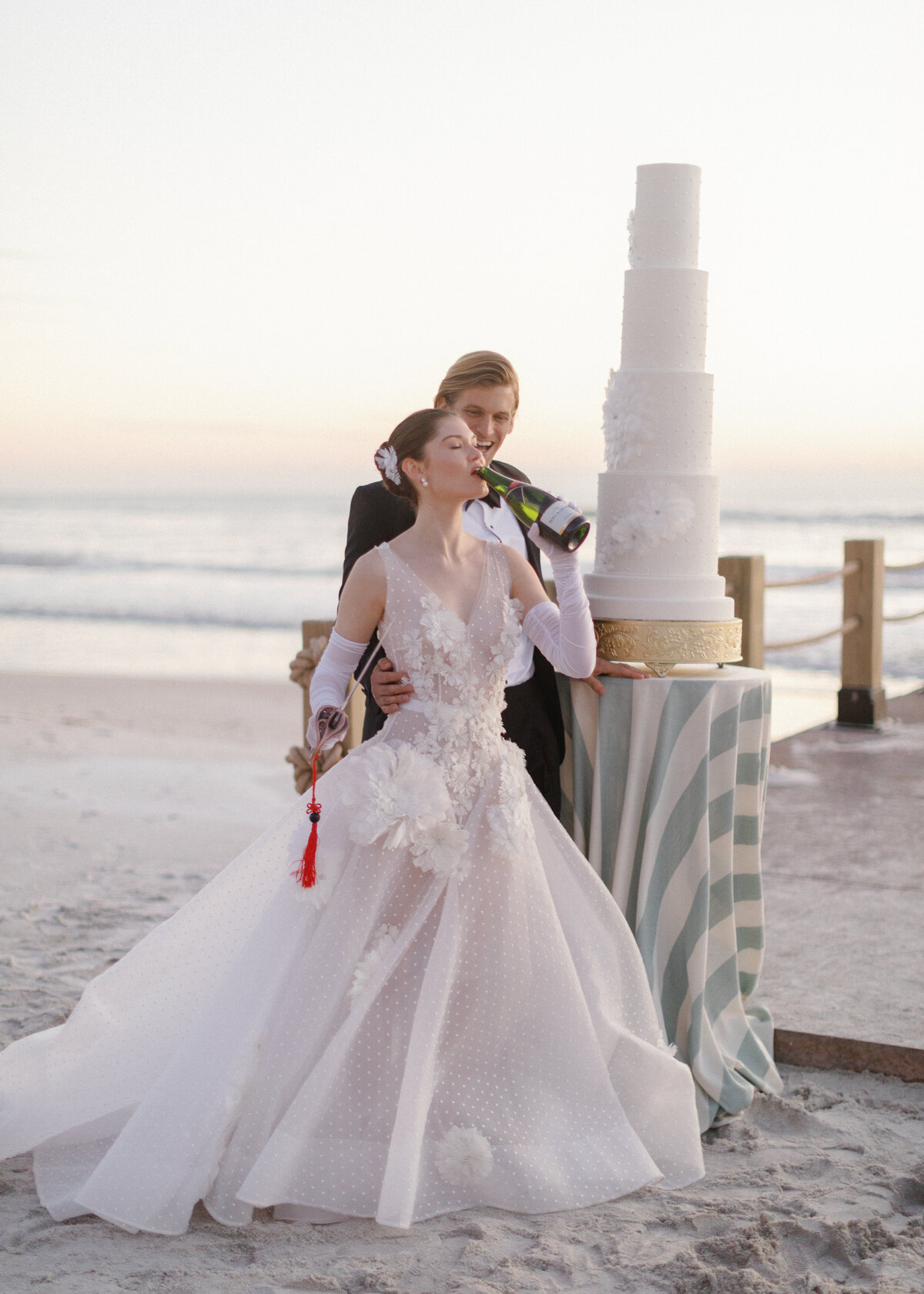 St. Regis x Engaged Magazine - Tablescape - Beach - Longboat Key, Florida - Chrissy O'Neill & Co. - South Florida Wedding Photographer-171