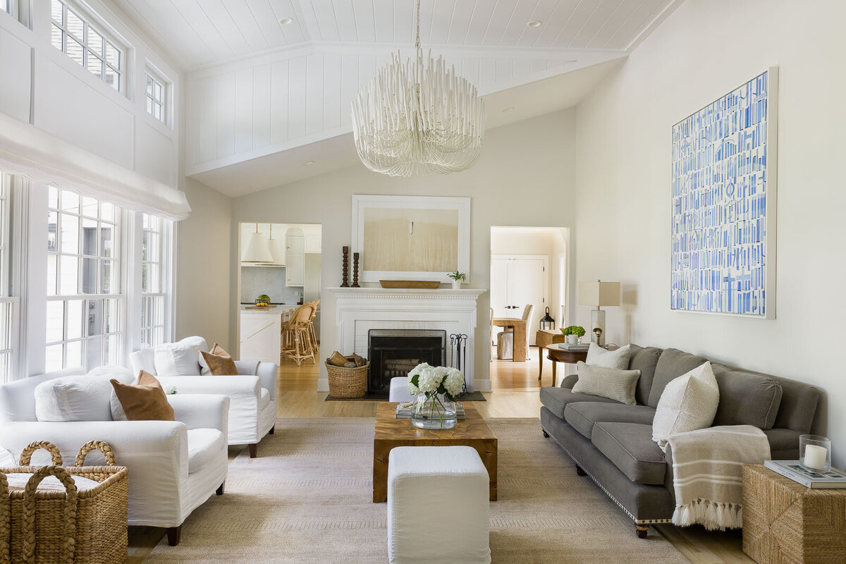 living room long  island interior design photographer