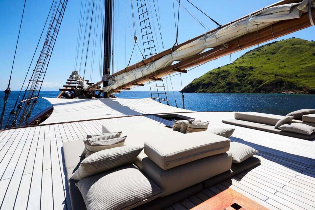 Amandira Luxury Yacht Charter Indonesia  Sun Deck