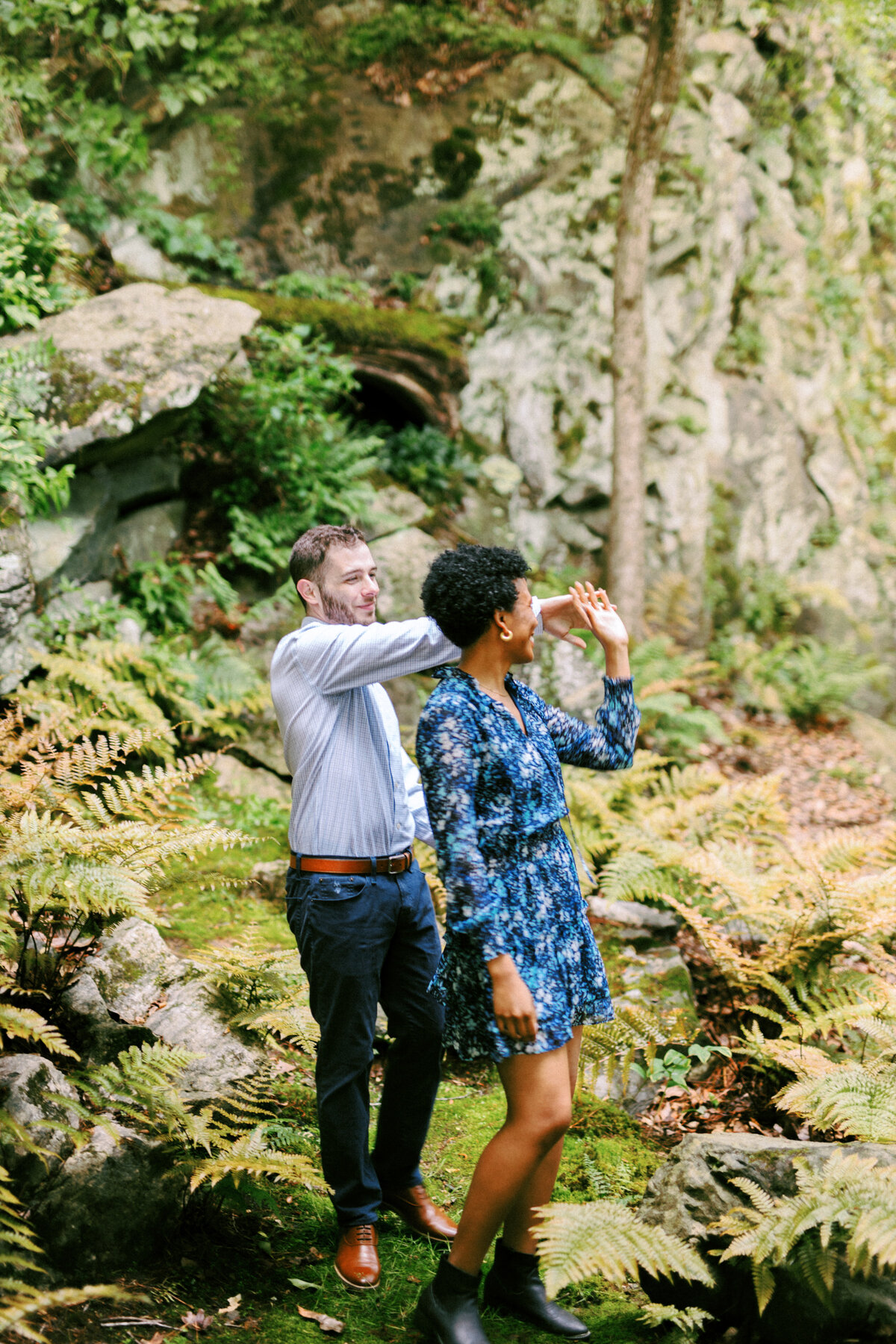 Chattahoochee Coffee Company couples engagement photography session on Chattahoochee River in Atlanta, Georgia