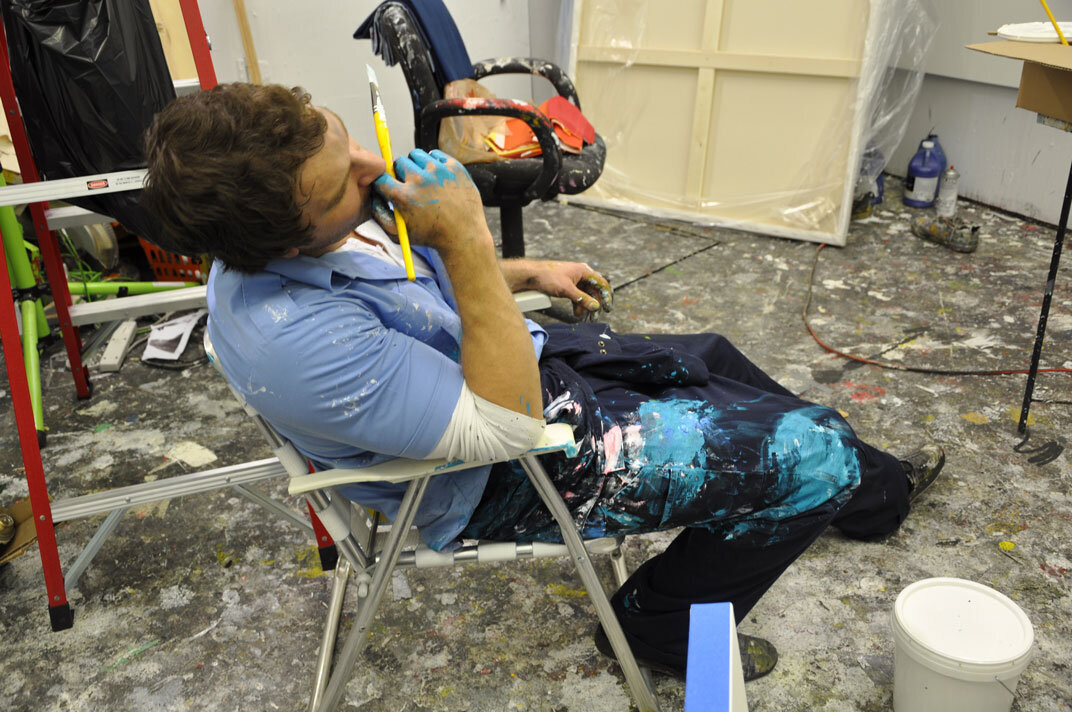 Brent Ray Fraser  Paints The Fifth Season in Silo 2010 - 02