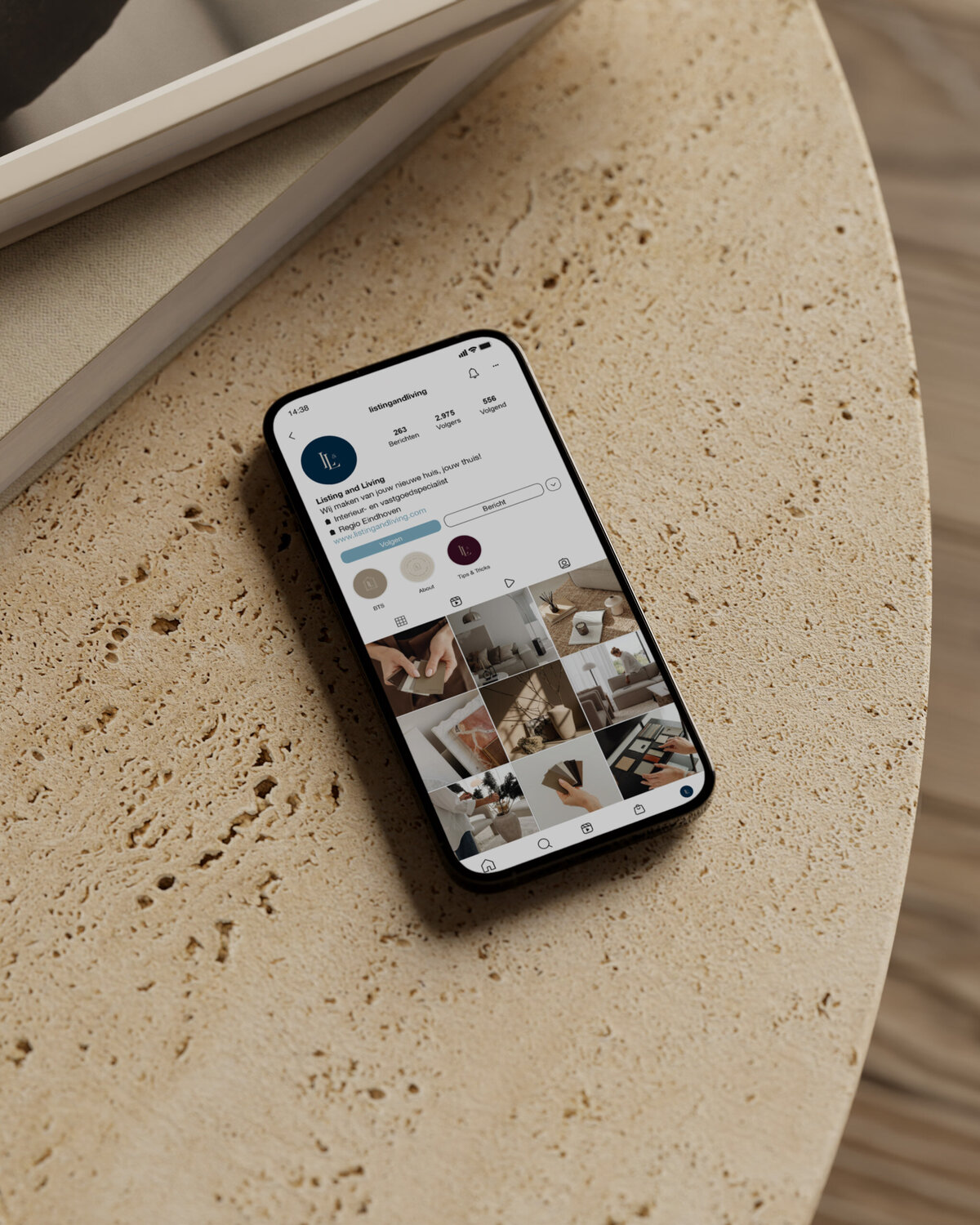 Instagram Feed en Branding van Listing & Living