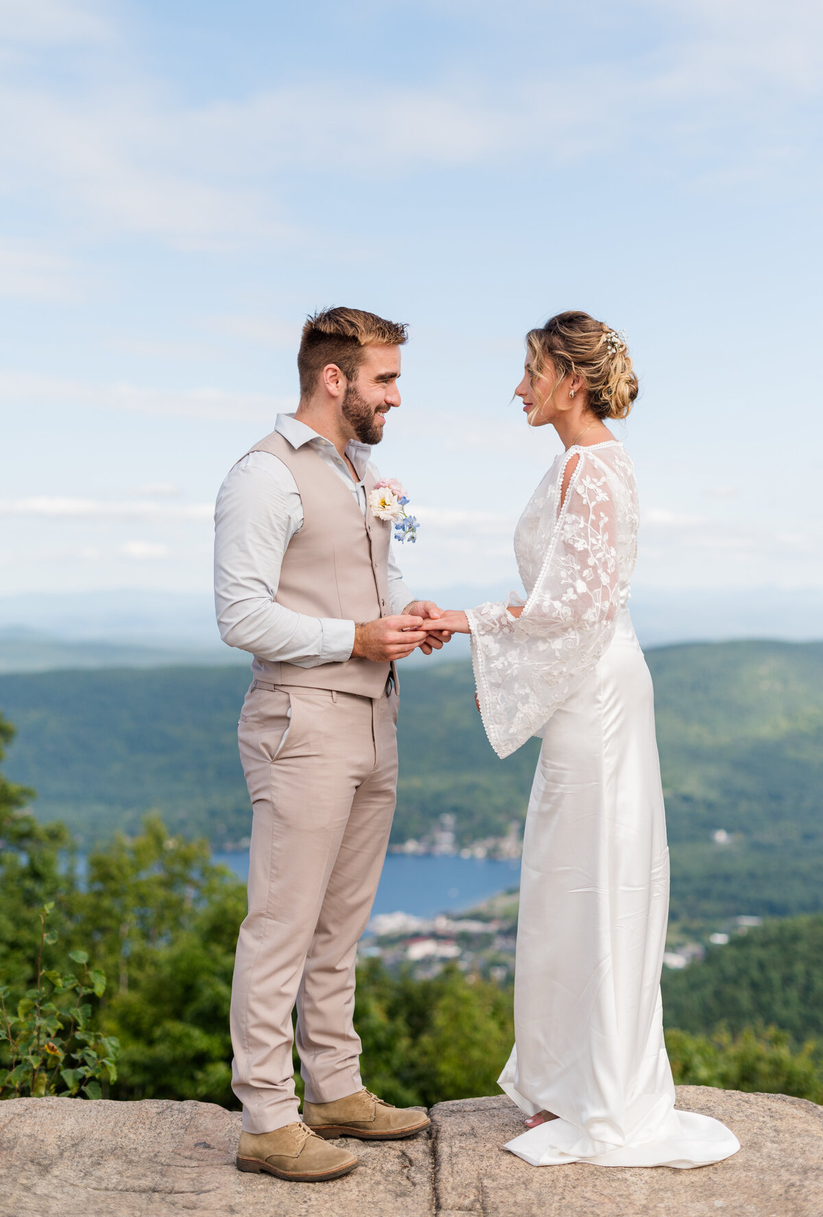 Lake George NY Elopement by YM Photography