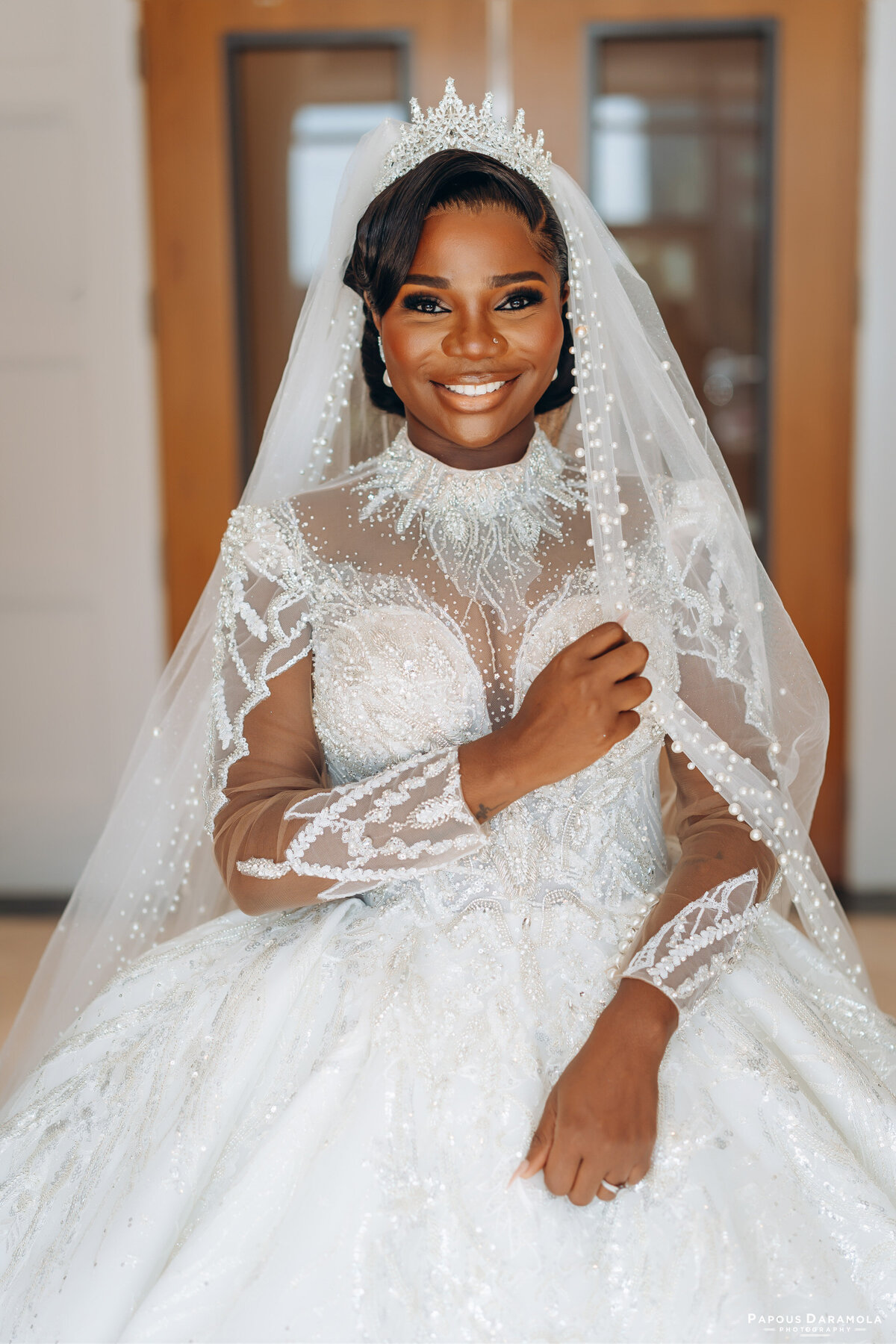 Abigail and Abije Oruka Events Papouse photographer Wedding event planners Toronto planner African Nigerian Eyitayo Dada Dara Ayoola outdoor ceremony floral princess ballgown rolls royce groom suit potraits  paradise banquet hall vaughn 102
