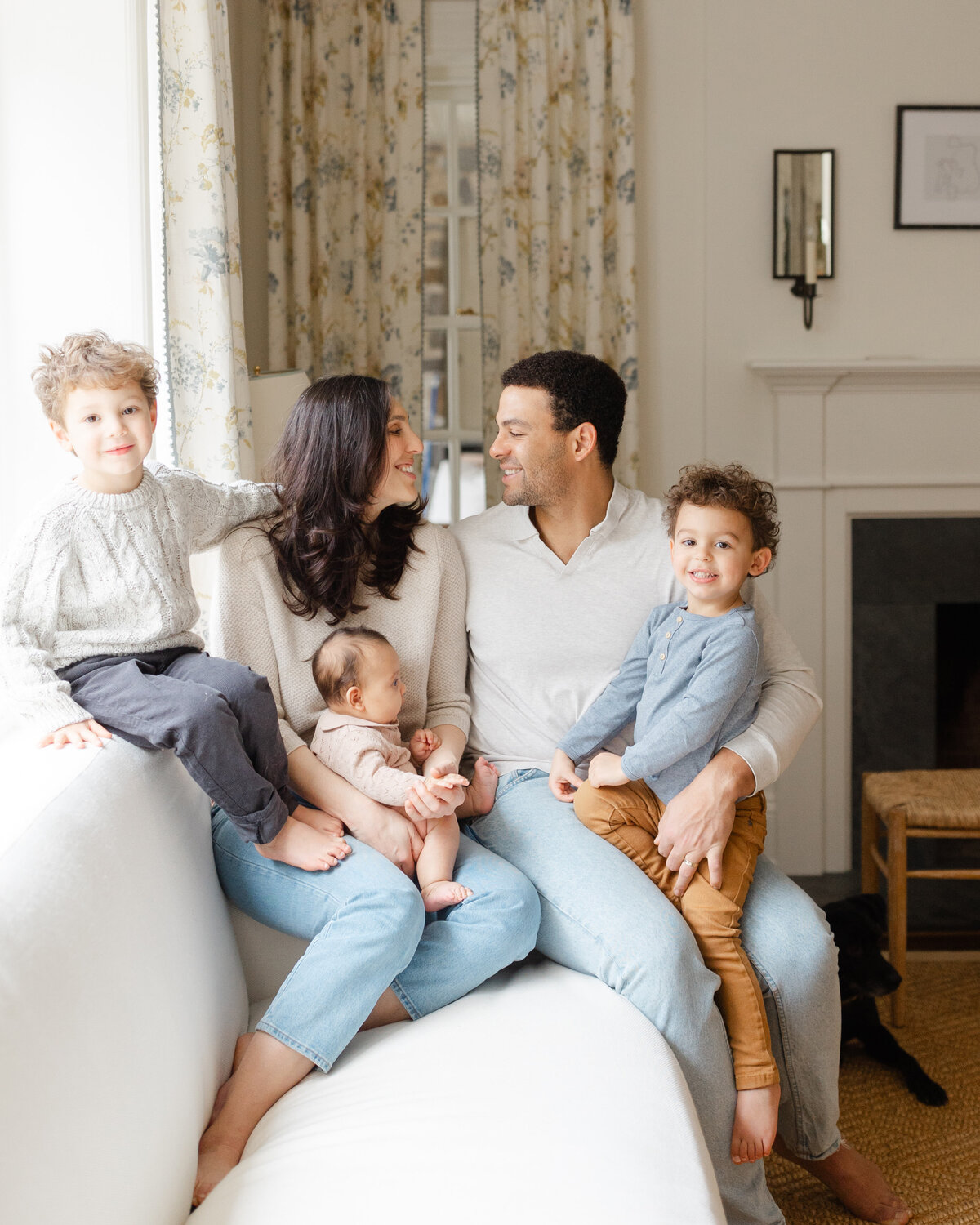 Philadelphia in-home family portrait session - 10