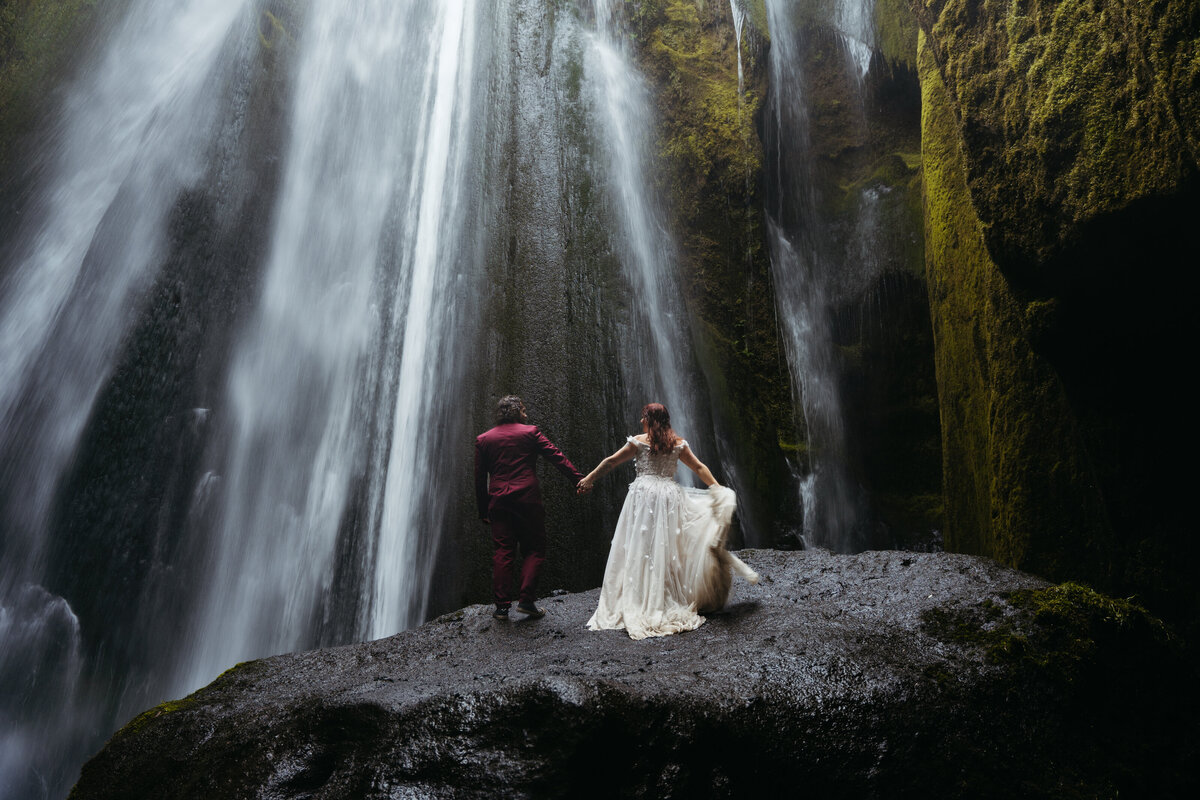 Gljúfrabúi Iceland Elopement -2