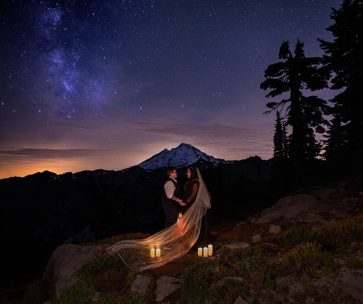 Milky Way Elopement Artist Point Mt Baker Washington - lores3