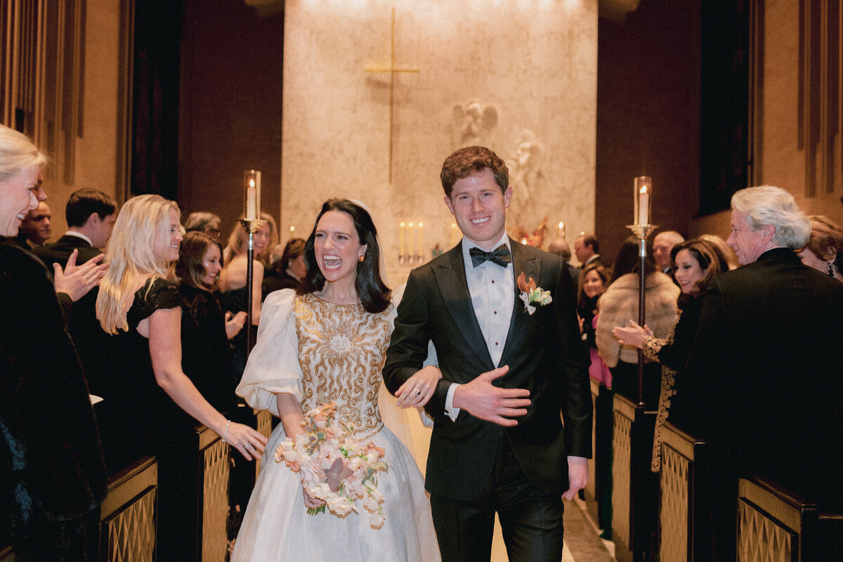dallas-st-michael-all-angels-wedding-ceremony-recessional