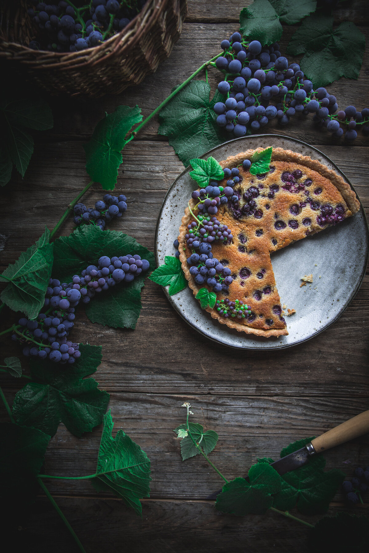 Grape and Almond Tart by Eva Kosmas Flores-17