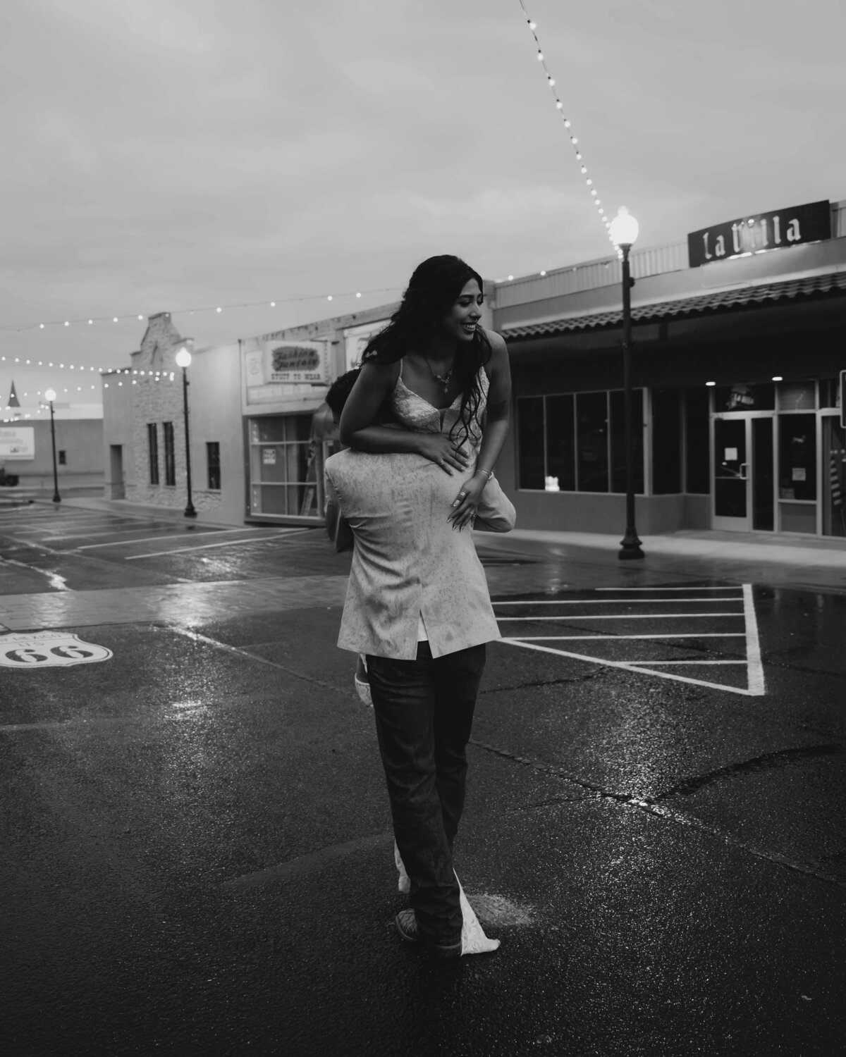 fun, trendy, romantic, wedding image