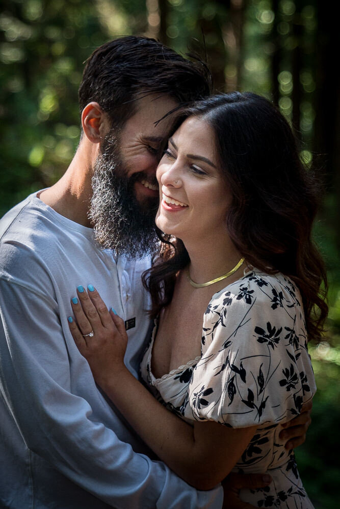 Redwood Forest Engagement Photography