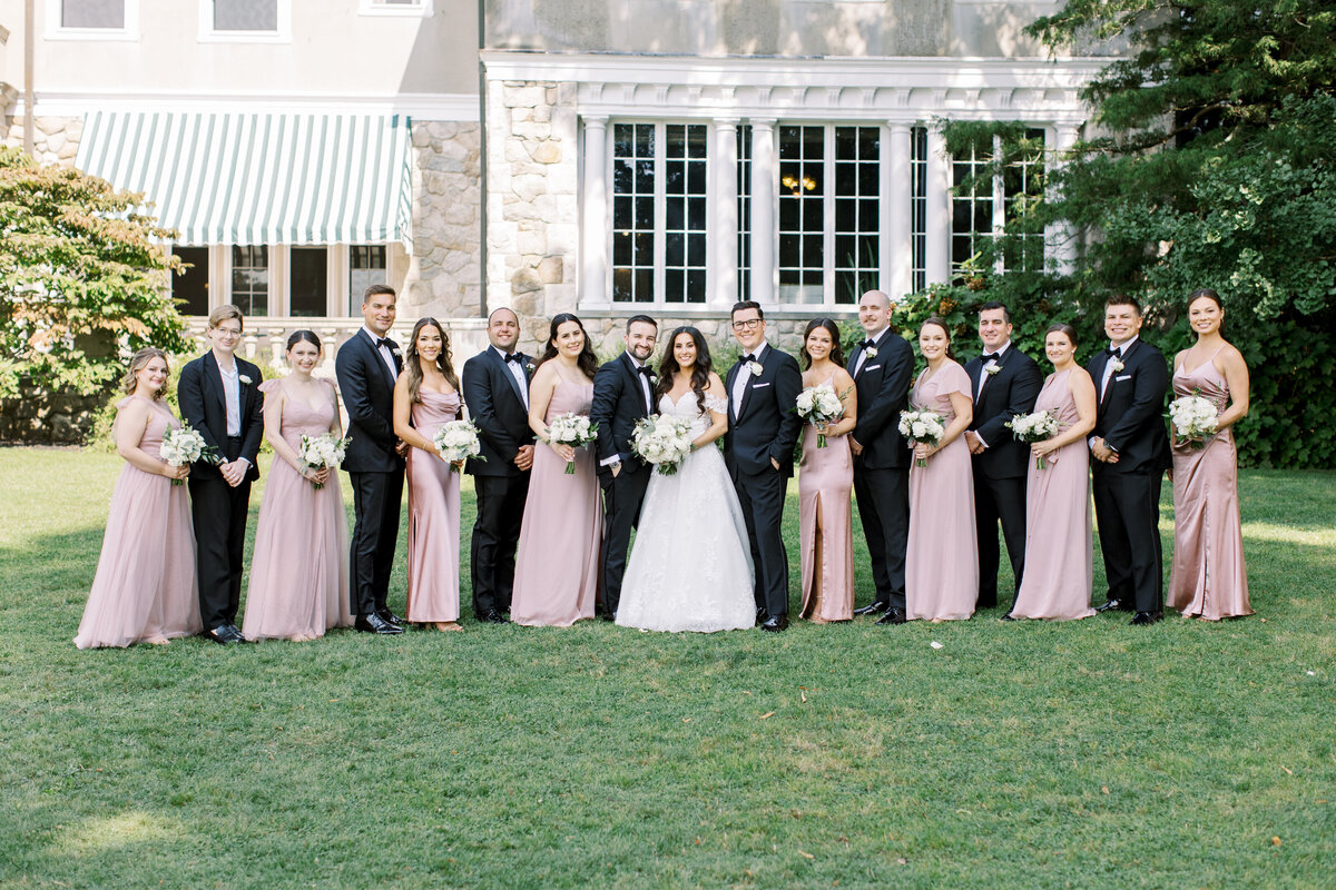 Blithewold Mansion Romantic and Timeless Summer Wedding