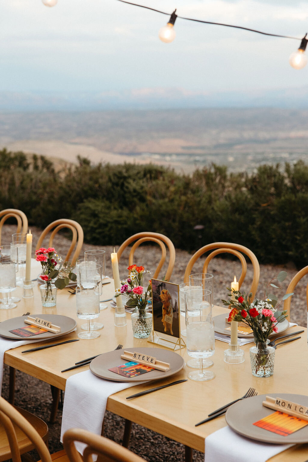 Romantic Jerome, Arizona wedding planned and styled by BTO Events