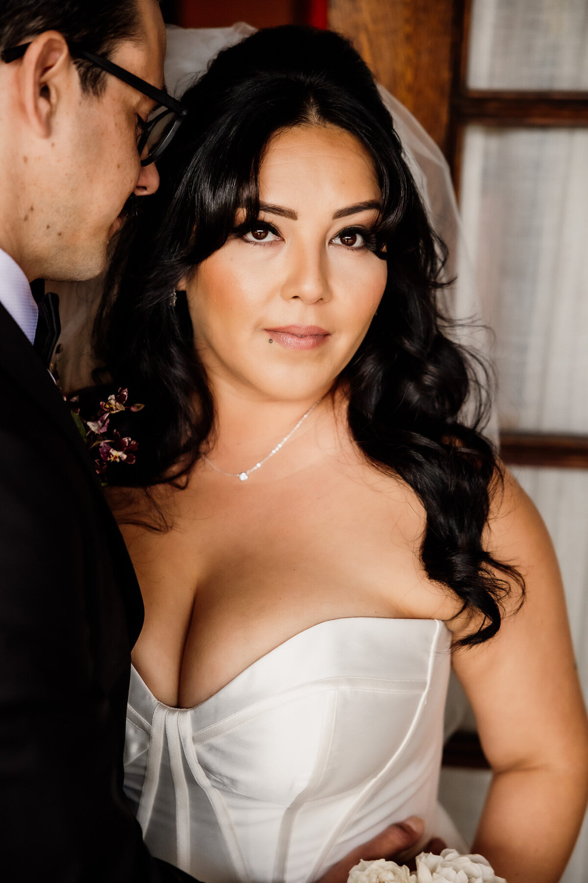 Archer Inspired Photography - Christina and Jake Wedding - Smog Shoppe Los Angeles - First Look and Couple Photos-54