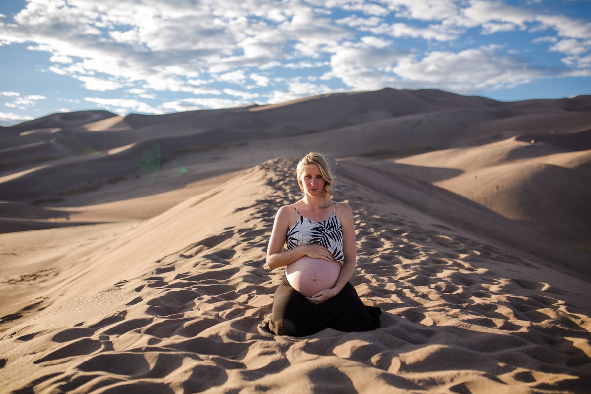 pregnant momma in Sand Dunes