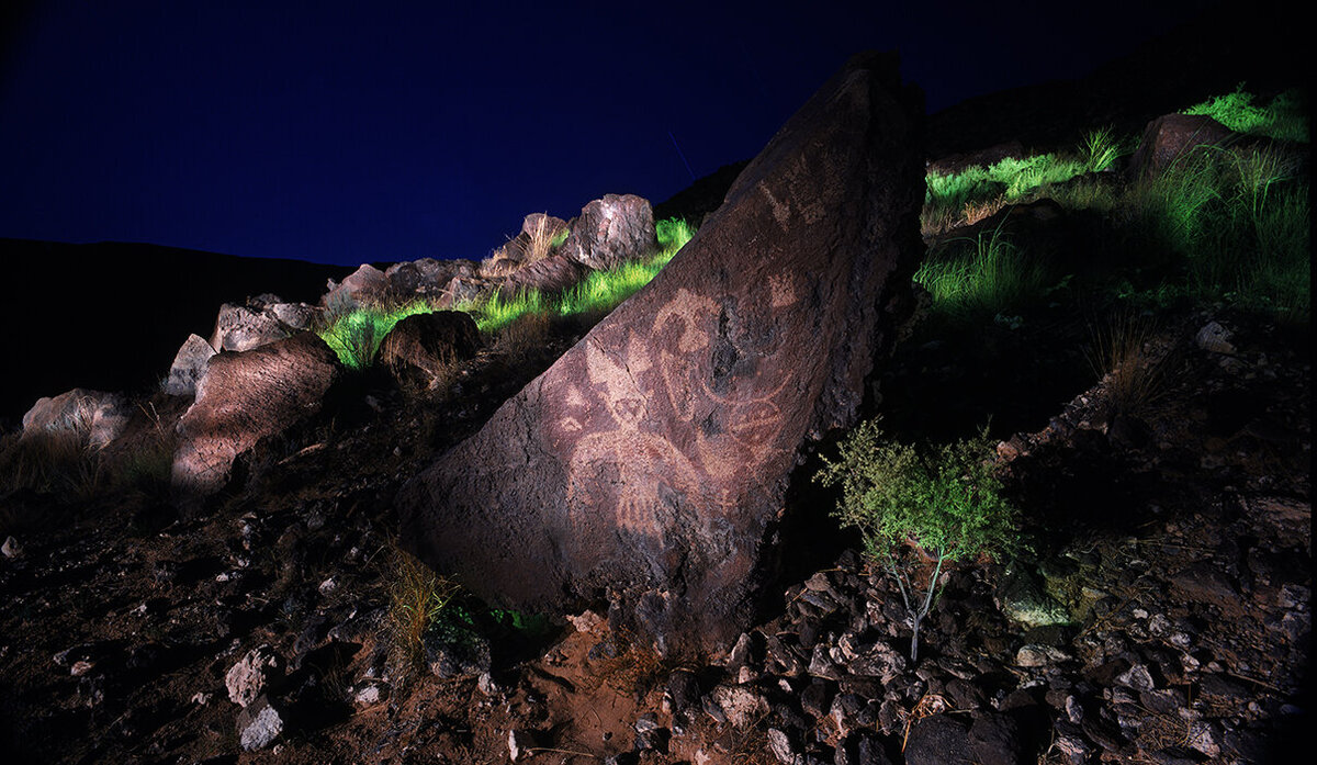 Shamanic Bird Woman Petroglyph