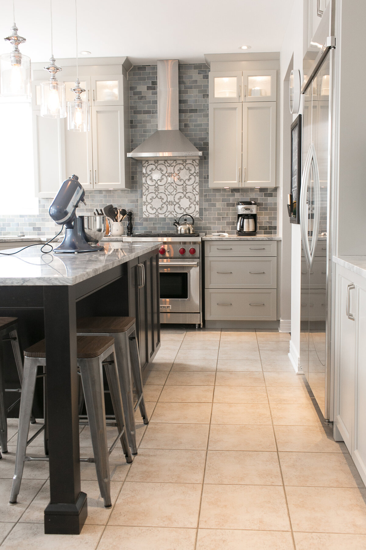 Transitional Marble Moonstone Kitchen (38)