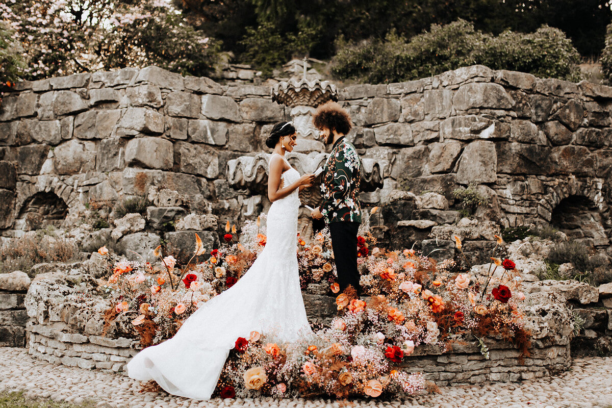 Whimsical Fairy Tale Wedding Editorial Walcot Hall Shropshire  (26)