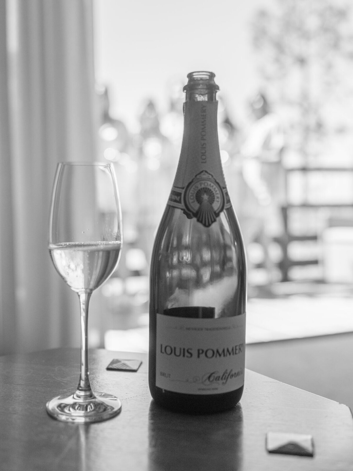 Champagne for wedding at Bridal Suite