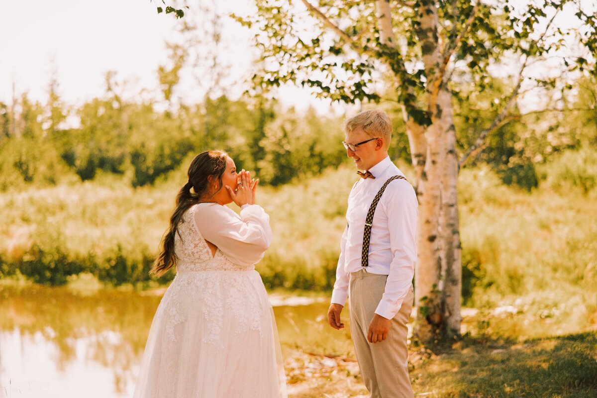 New Brunswick Wedding Photographer First look
