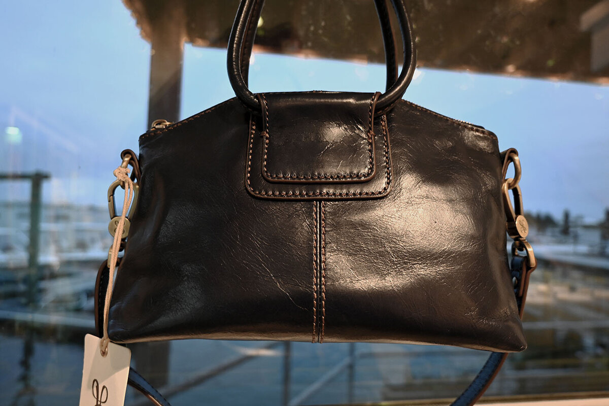 Hobo bag in black found at joye