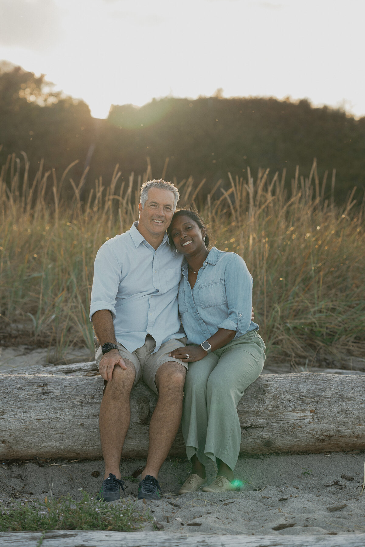 Family session at Airforce beach in Comox by Latitude 49 photography