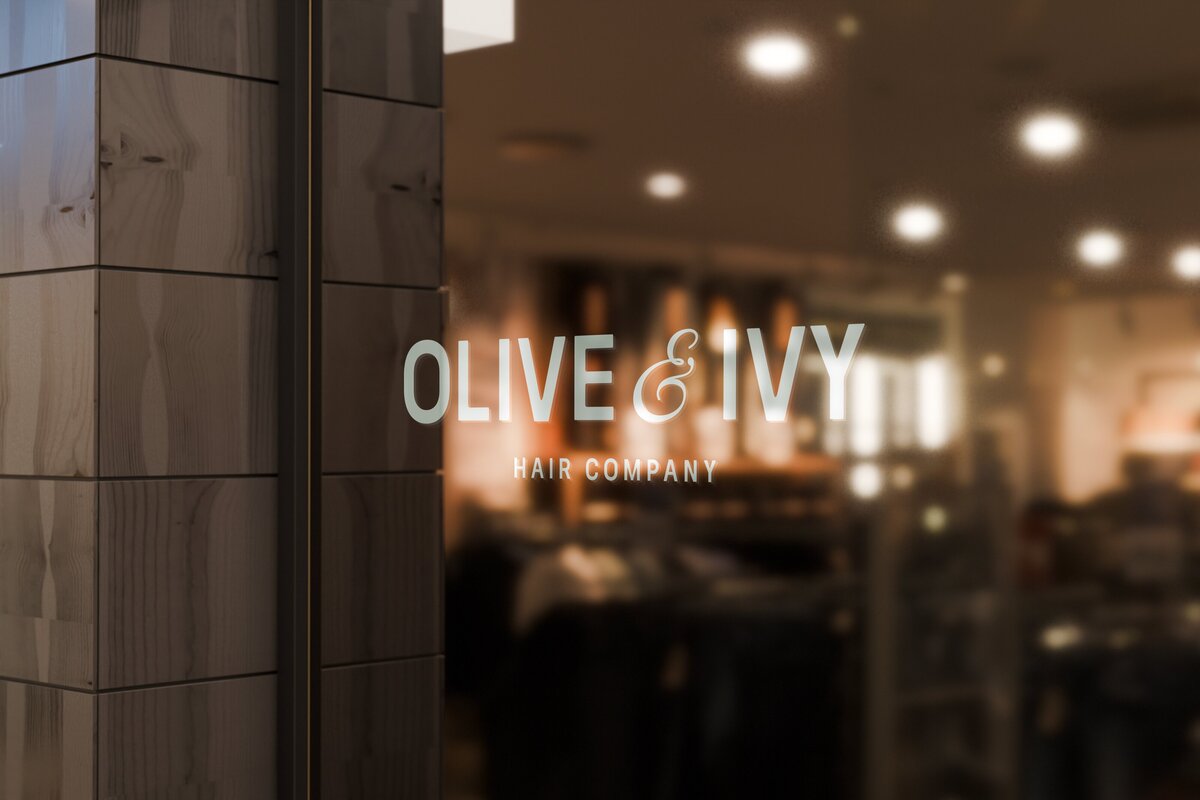 Window Sign Mockup_Olive Ivy