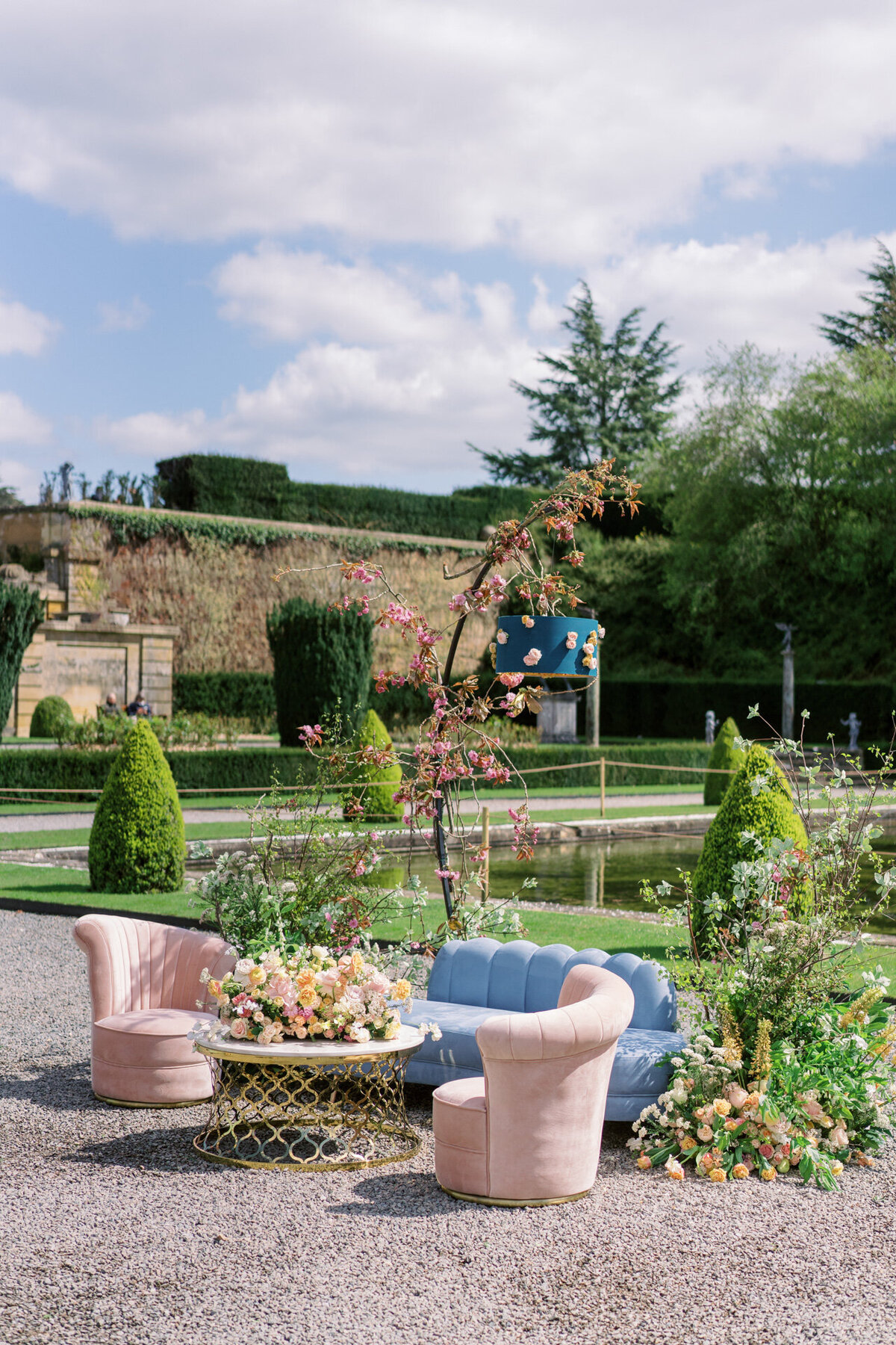aperitif wedding design at blenheim palace