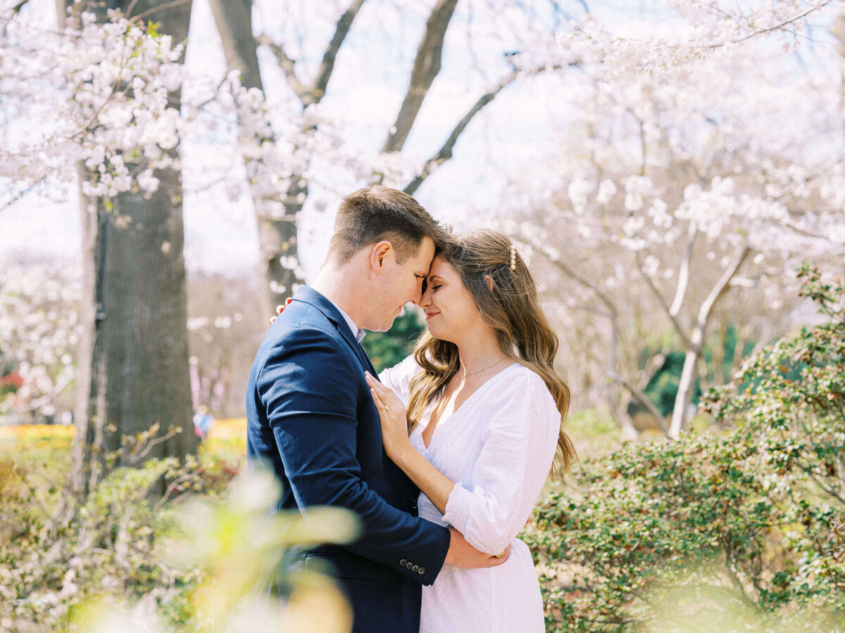 02 Dallas Arboretum Engagement Session Spring Kate Panza Wedding Photographer