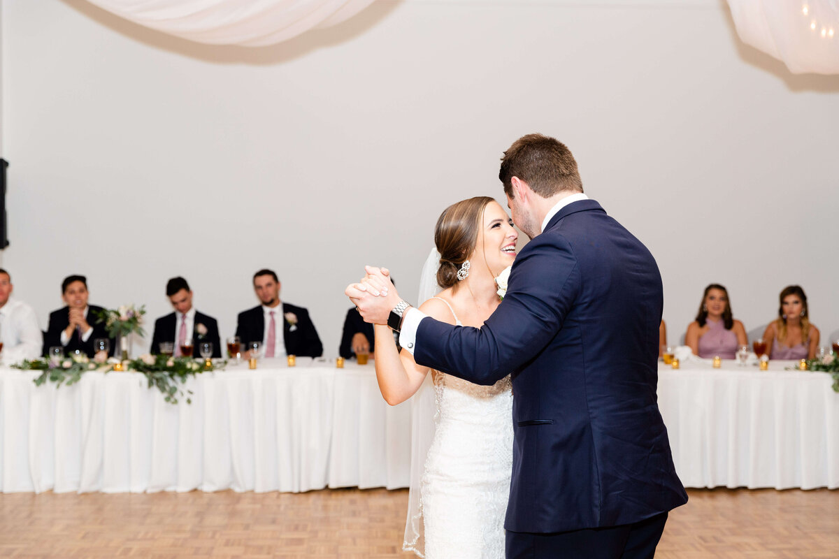 Bride and groom first dance at Stones RIver Country Club