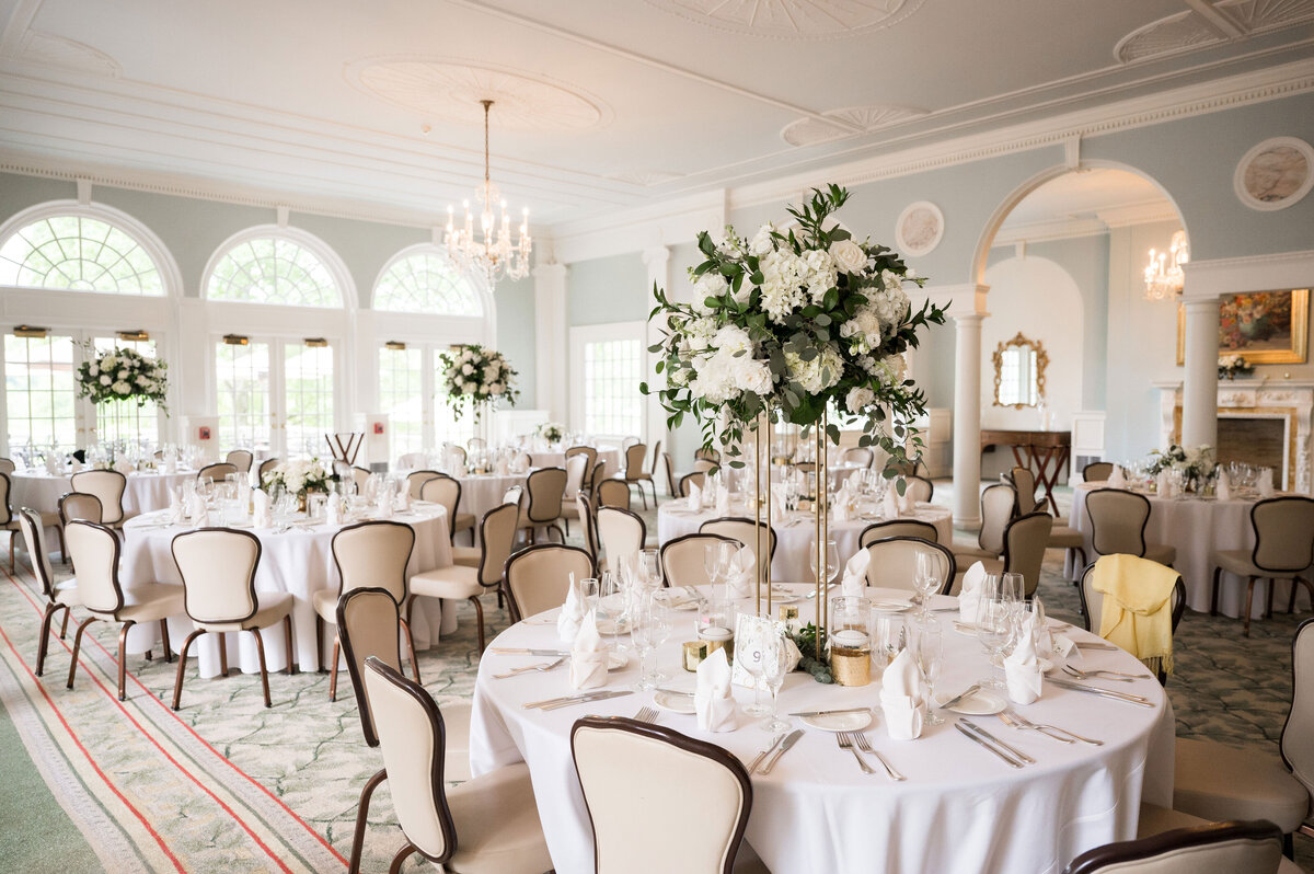wedding dining room fox chapel golf club