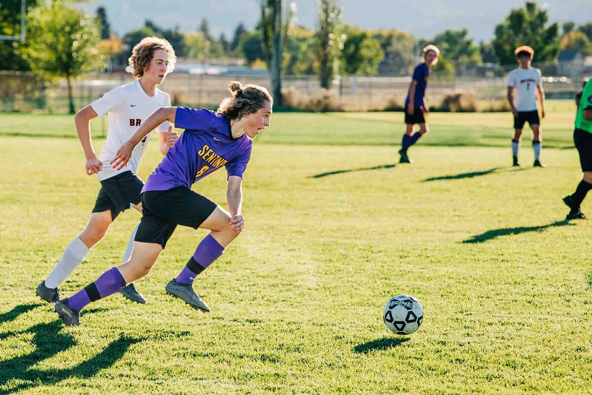 Soccer practice photo