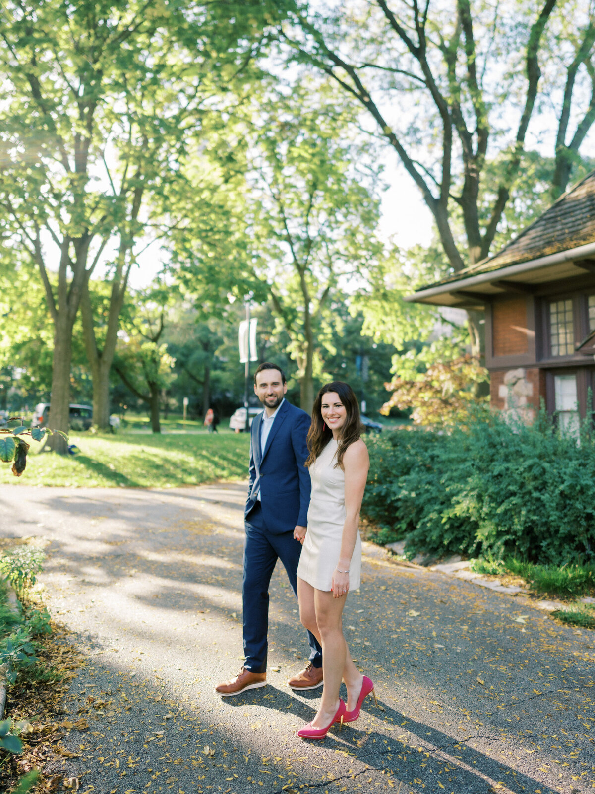 Lincoln Park Chicago Fall Engagement Session Highlights | Amarachi Ikeji Photography 04
