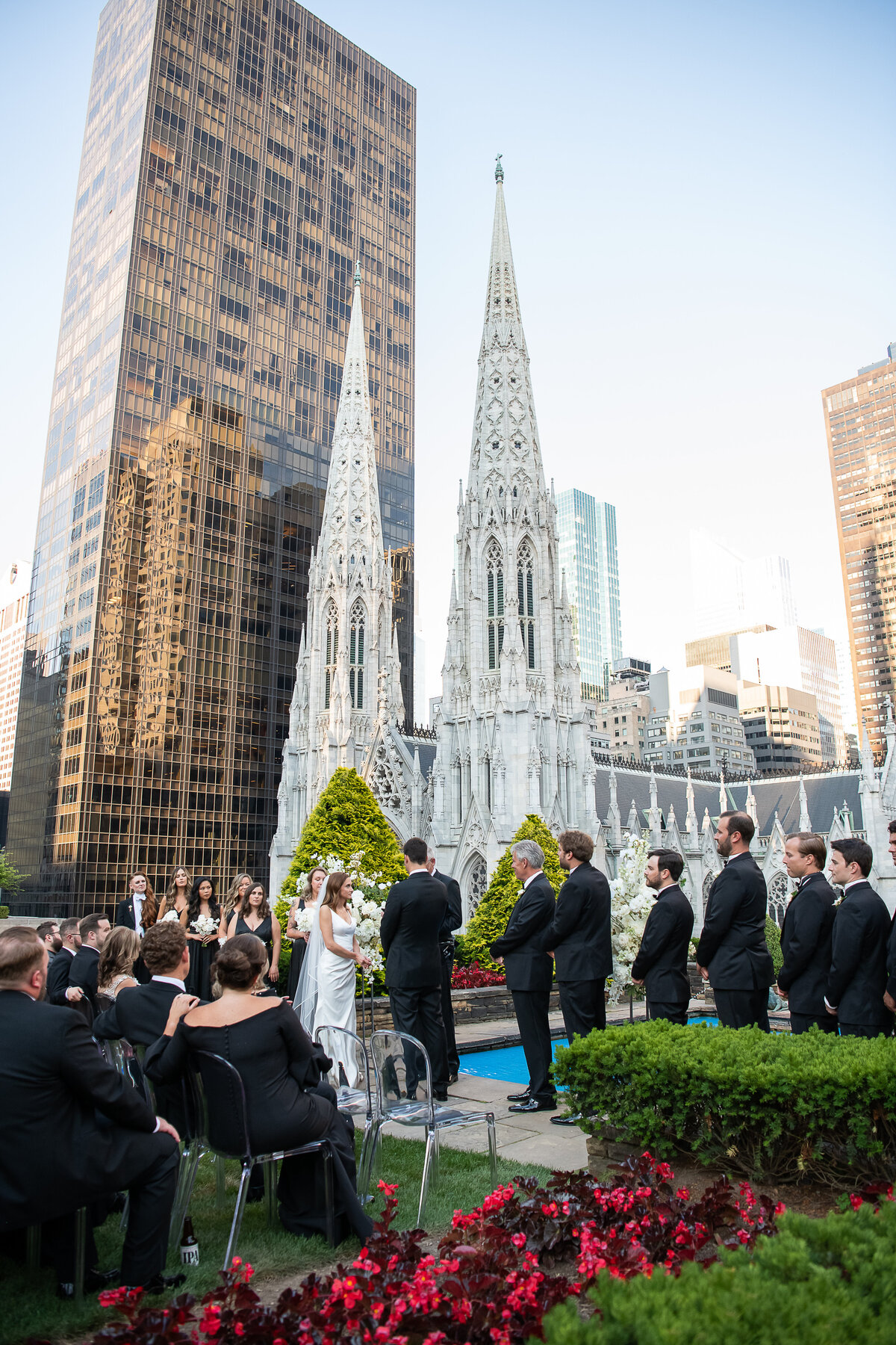 620 Loft and Garden Modern Black and White New York City Wedding_197