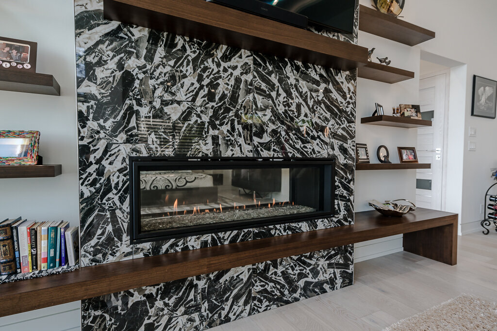 South Bend Modern Fireplace