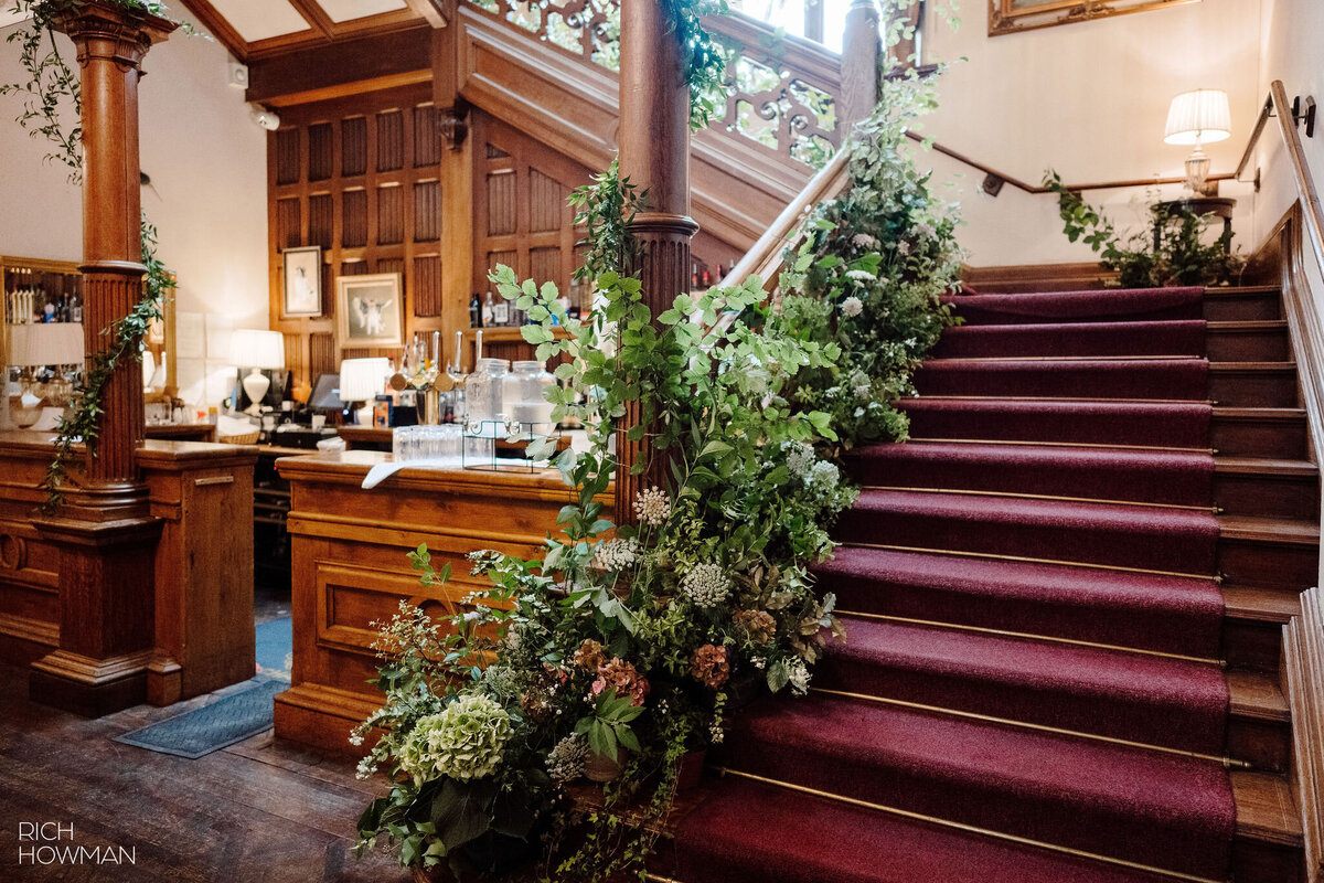 Foliage staircase at Orchardleigh Estate